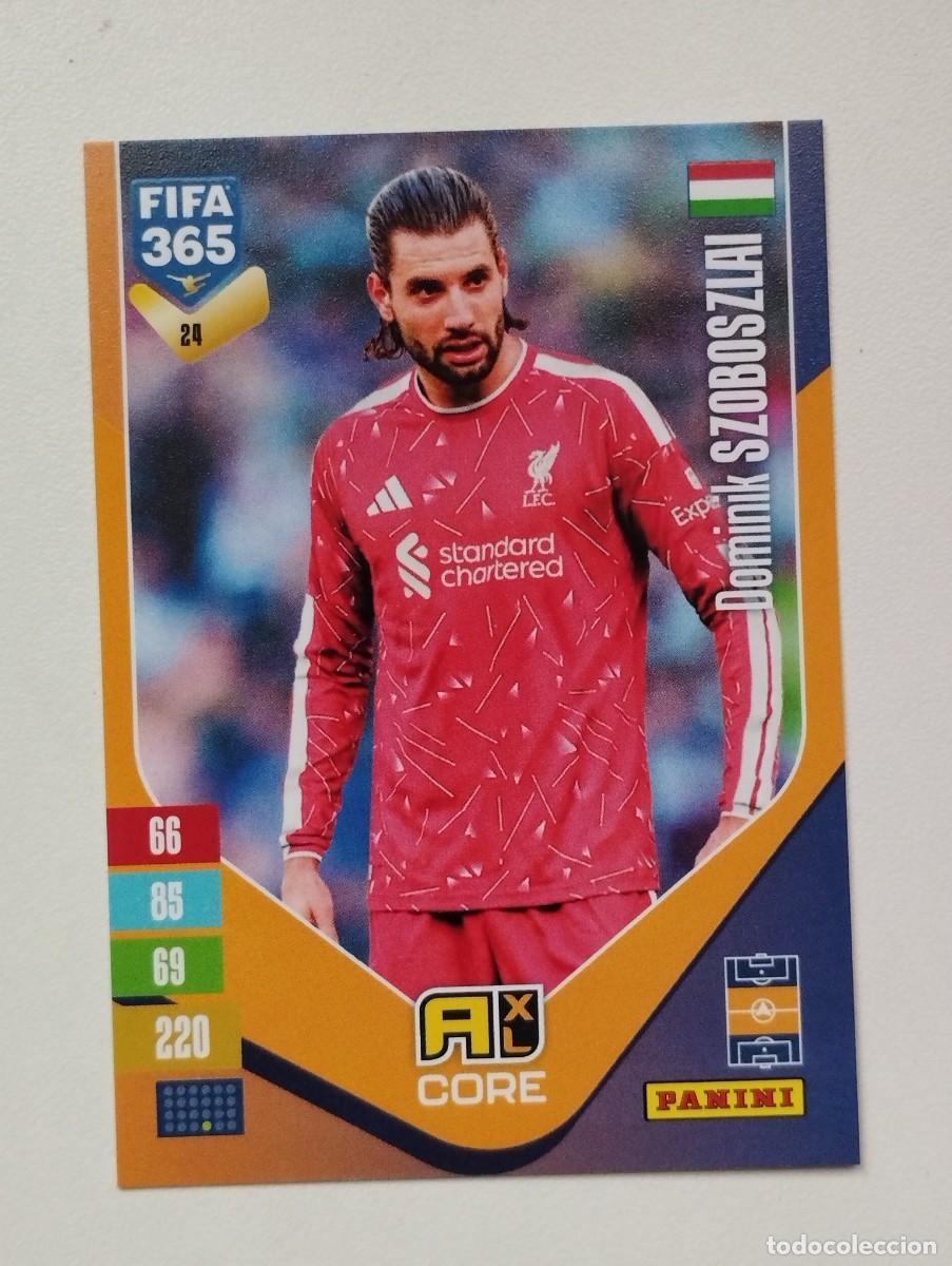 Cromos de f&uacute;tbol: CROMO CARD ADRENALYN FIFA 365 2026 2027 26 27 SZOBOSZLAI 24 LIVERPOOL