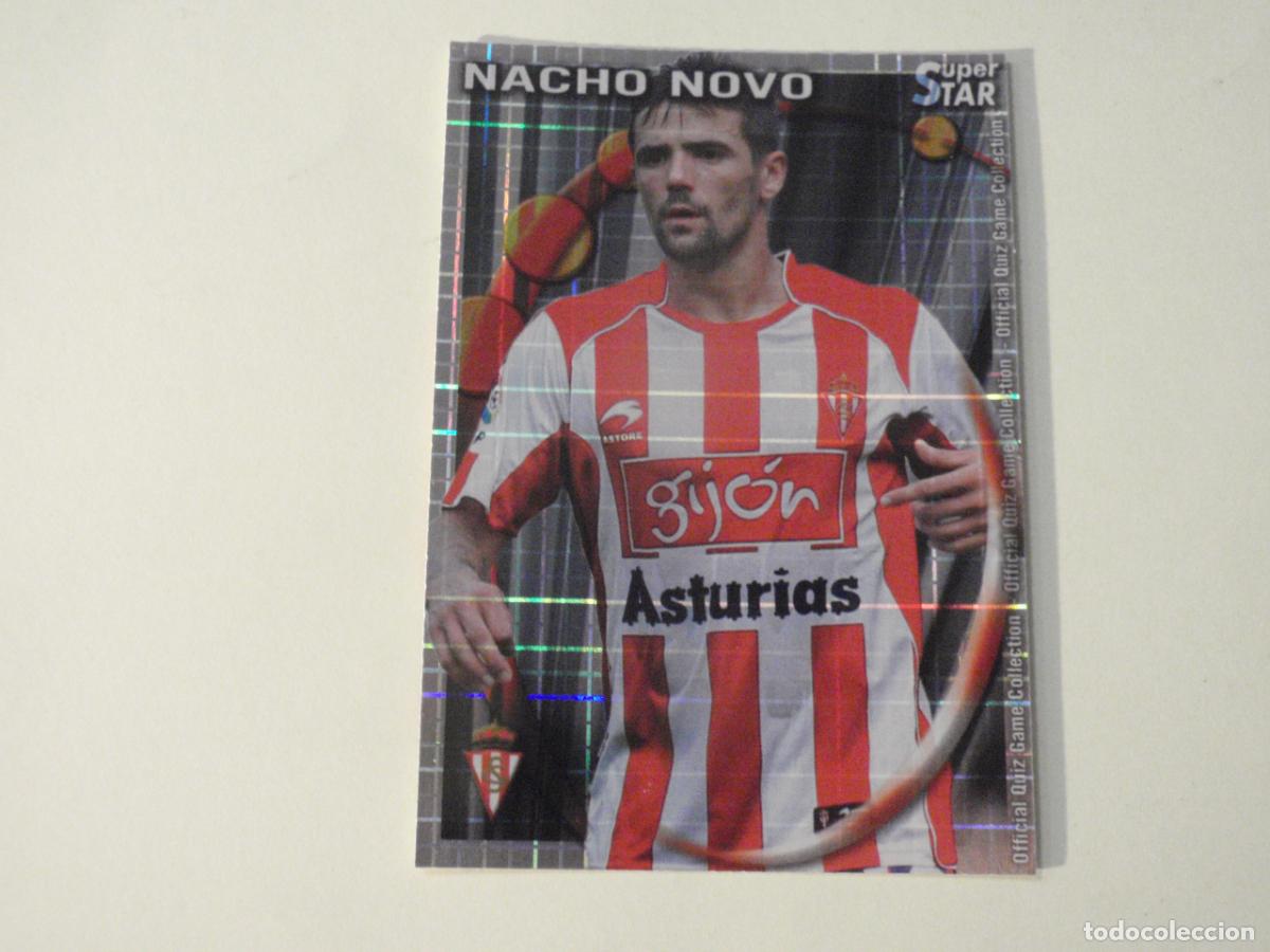 Cromos de f&uacute;tbol: 405 NACHO NOVO Sporting SUPERSTAR CUADROS. MUNDICROMO 2010 2011 LAS FICHAS QUIZ DE LA LIGA 10 11