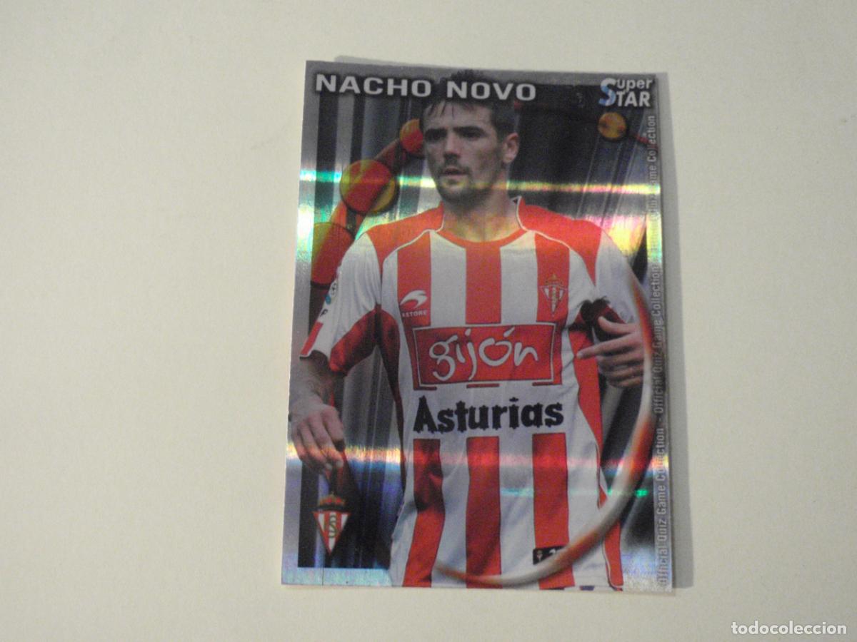 Cromos de f&uacute;tbol: 405 NACHO NOVO SUPERSTAR BRILLO HORIZONTAL. MUNDICROMO 2010 2011 LAS FICHAS QUIZ DE LA LIGA 10 11