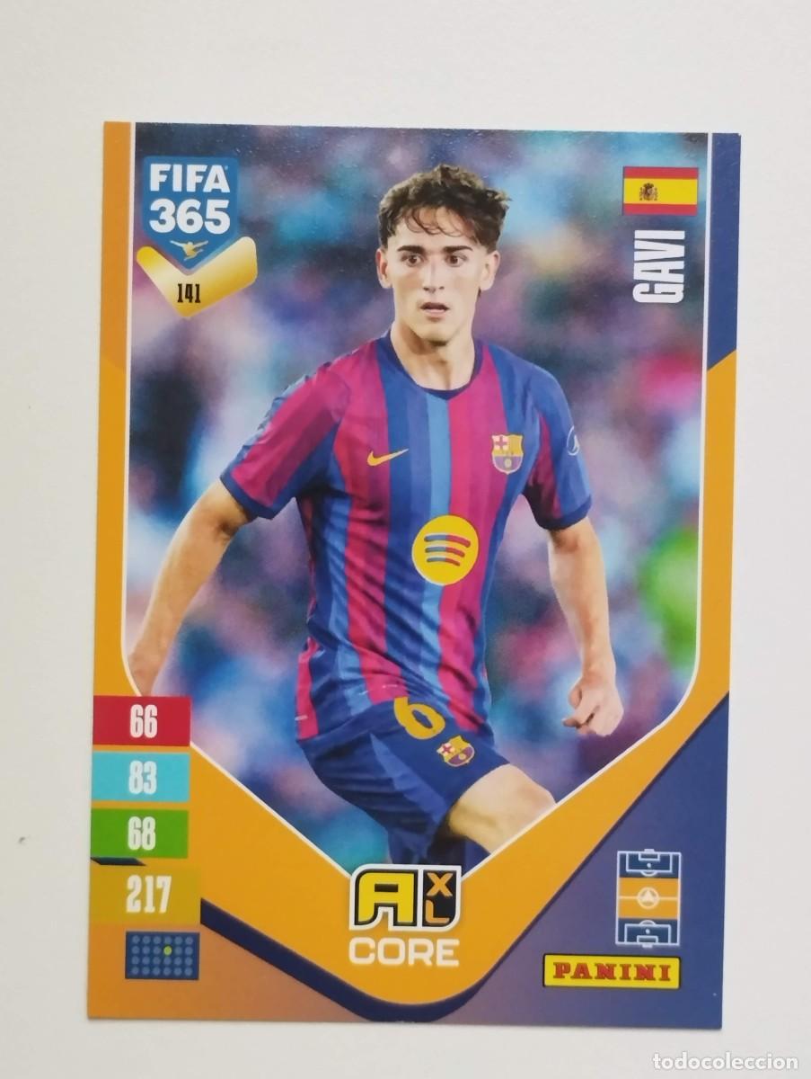 Cromos de f&uacute;tbol: CROMO CARD ADRENALYN FIFA 365 2026 2027 26 27 GAVI 141 BARCELONA