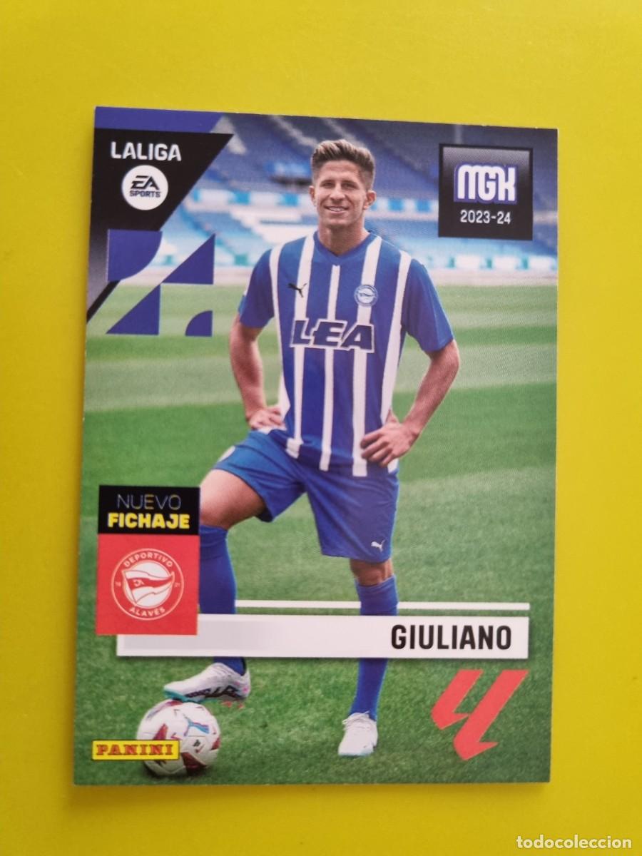 Cromos de f&uacute;tbol: CROMO FUTBOL 23 24 2023 2024 MEGACRACKS FICHAJE 472 GIULIANO ALAVES AR1026