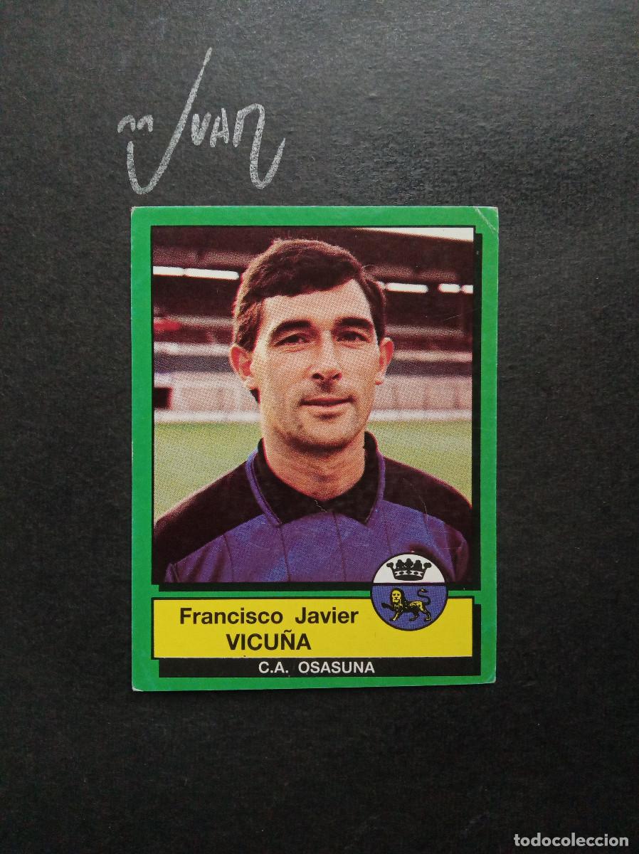 Cromos de f&uacute;tbol: N&ordm; 198 VICU&Ntilde;A CA OSASUNA ⚽ PANINI &reg; 1989 1990 89 90 LIGA FUTBOL SIN PEGAR NUNCA PEGADO