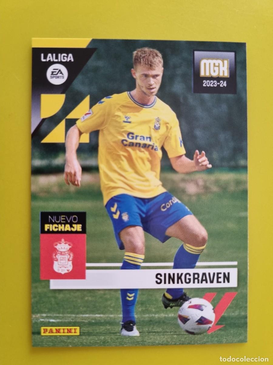 Cromos de f&uacute;tbol: CROMO FUTBOL 23 24 2023 2024 MEGACRACKS FICHAJE 464 SINKGRAVEN LAS PALMAS AR1026