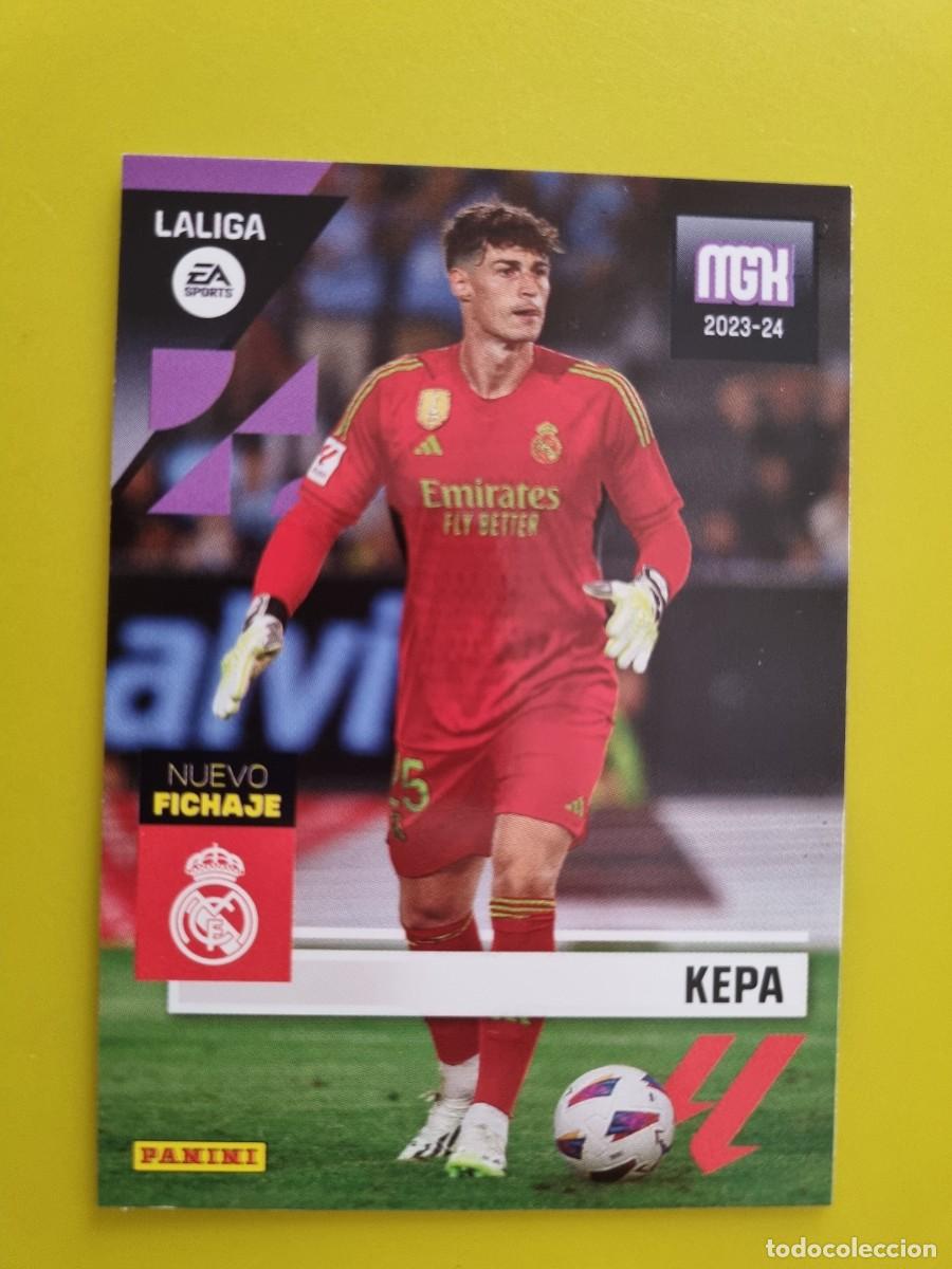 Cromos de f&uacute;tbol: CROMO FUTBOL 23 24 2023 2024 MEGACRACKS FICHAJE 497 KEPA REAL MADRID AR1026