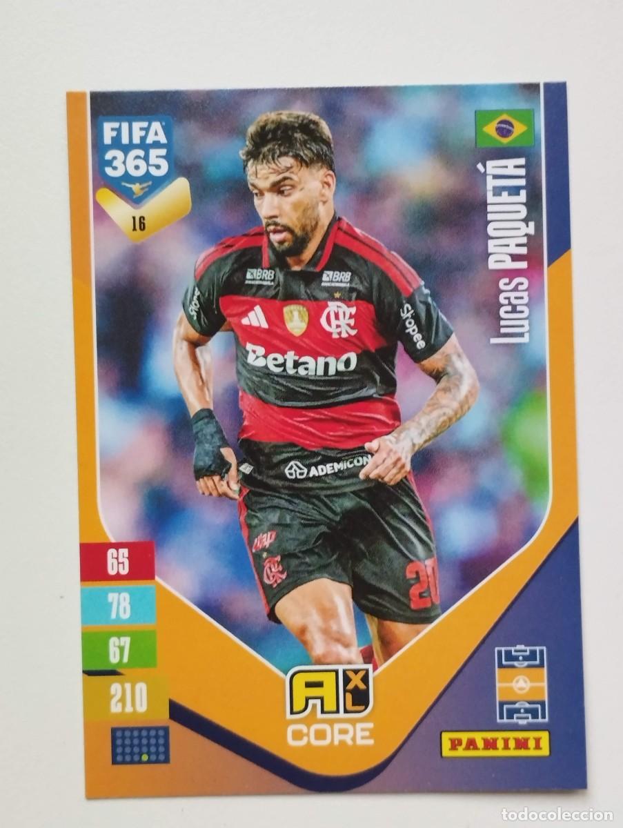 Cromos de f&uacute;tbol: CROMO CARD ADRENALYN FIFA 365 2026 2027 26 27 LUCAS PAQUETA 16 FLAMENGO