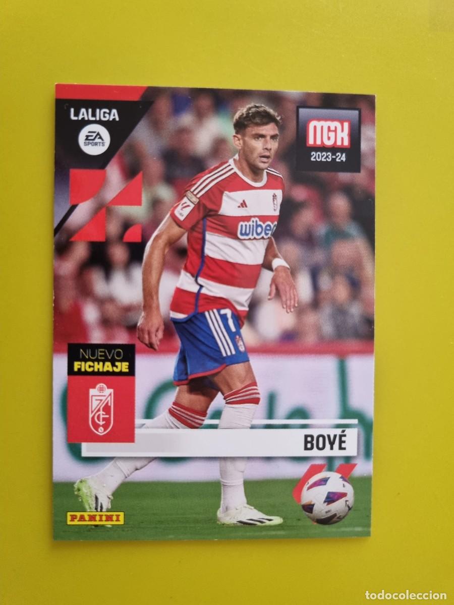 Cromos de f&uacute;tbol: CROMO FUTBOL 23 24 2023 2024 MEGACRACKS FICHAJE 491 BOYE GRANADA AR1026