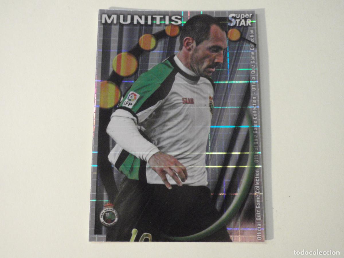 Cromos de f&uacute;tbol: 431 MUNITIS Racing SUPERSTAR CUADROS. MUNDICROMO 2010 2011 LAS FICHAS QUIZ DE LA LIGA 10 11