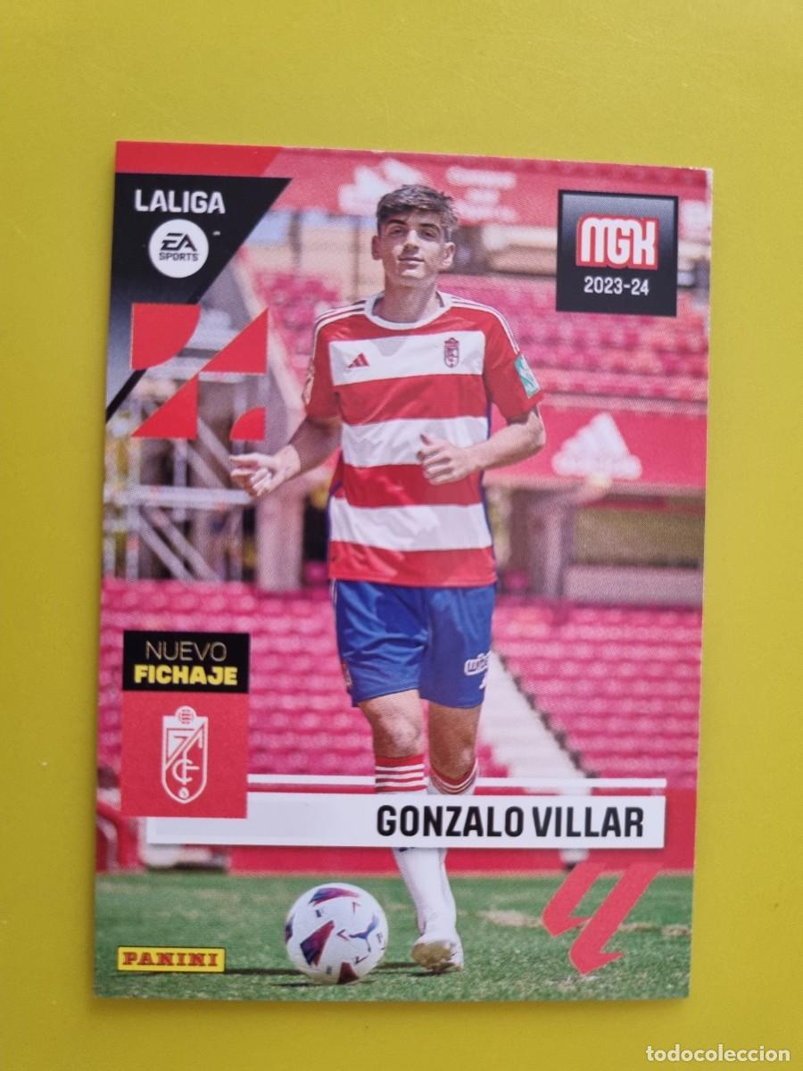 Figurine di Calcio: CROMO FUTBOL 23 24 2023 2024 MEGACRACKS FICHAJE 477 GONZALO VILLAR GRANADA AR1026