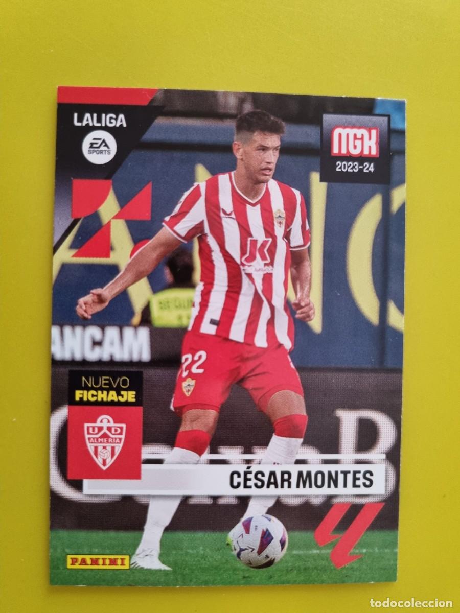 Cromos de Futebol: CROMO FUTBOL 23 24 2023 2024 MEGACRACKS FICHAJE 498 CESAR MONTES ALMERIA AR1026