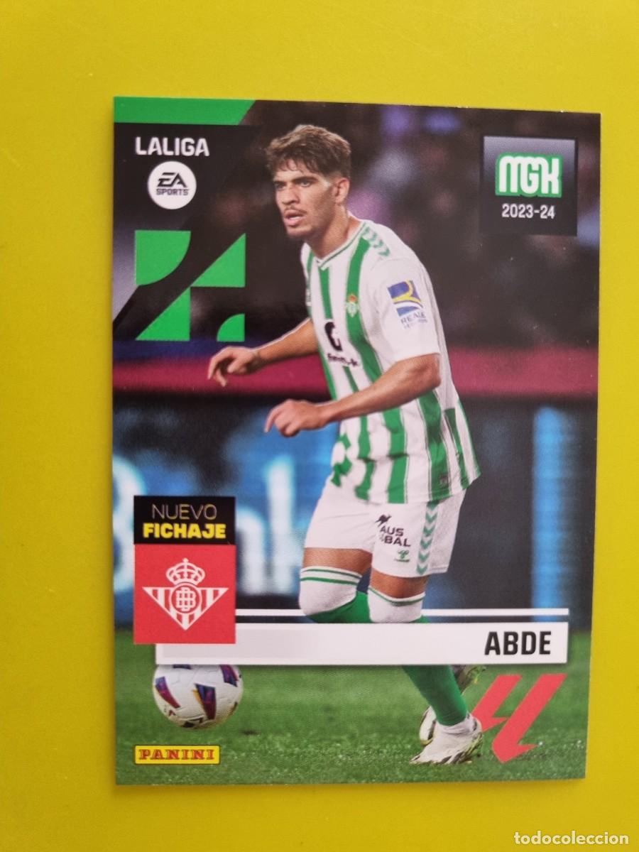 Cromos de f&uacute;tbol: CROMO FUTBOL 23 24 2023 2024 MEGACRACKS FICHAJE 500 ABDE REAL BETIS AR1026