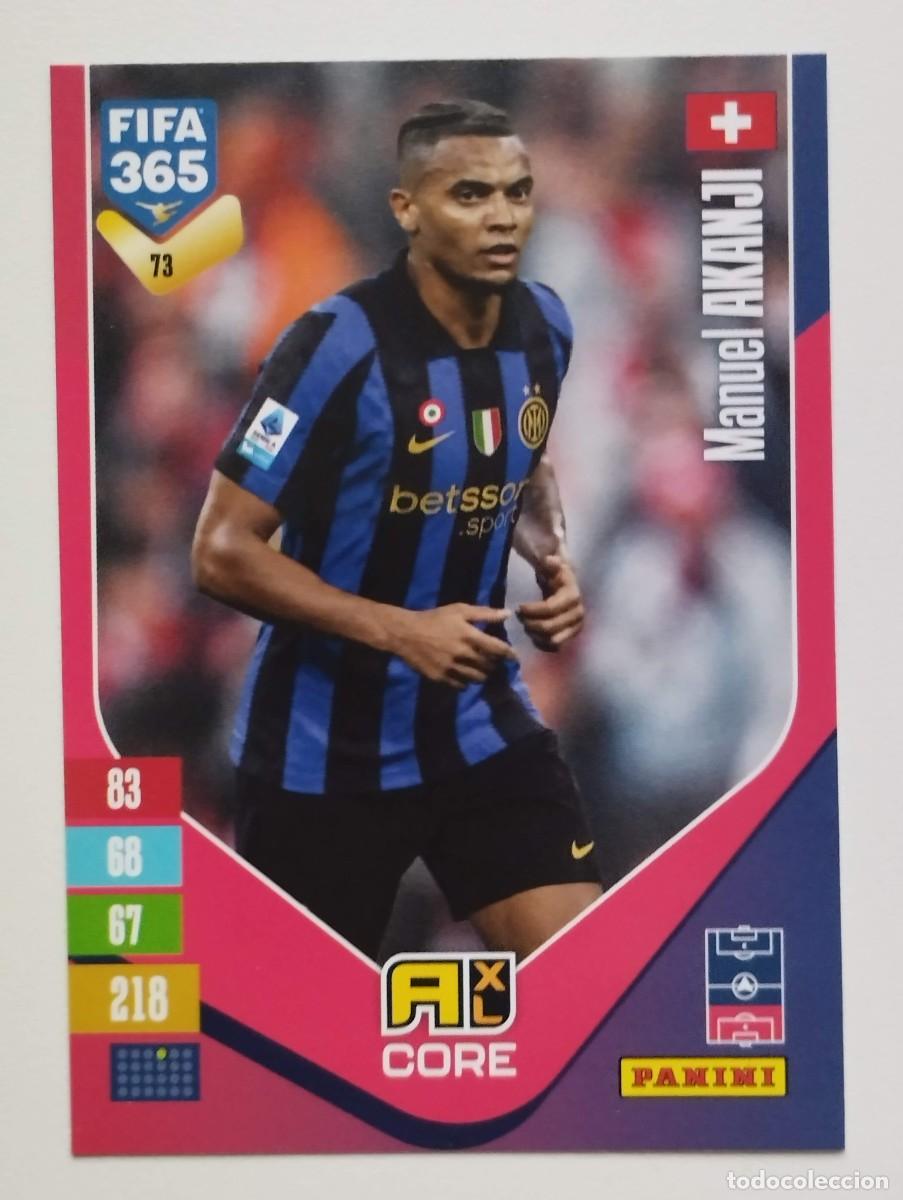 Cromos de f&uacute;tbol: CROMO CARD ADRENALYN FIFA 365 2026 2027 26 27 MANUEL AKANJI 73 MILAN