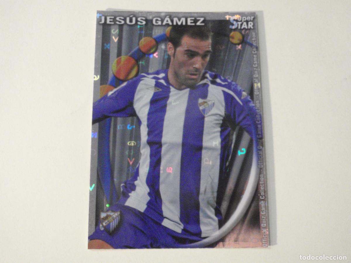 Cromos de f&uacute;tbol: 455 JES&Uacute;S G&Aacute;MEZ M&aacute;laga SUPERSTAR LETRAS. MUNDICROMO 2010 2011 LAS FICHAS QUIZ DE LA LIGA 10 11