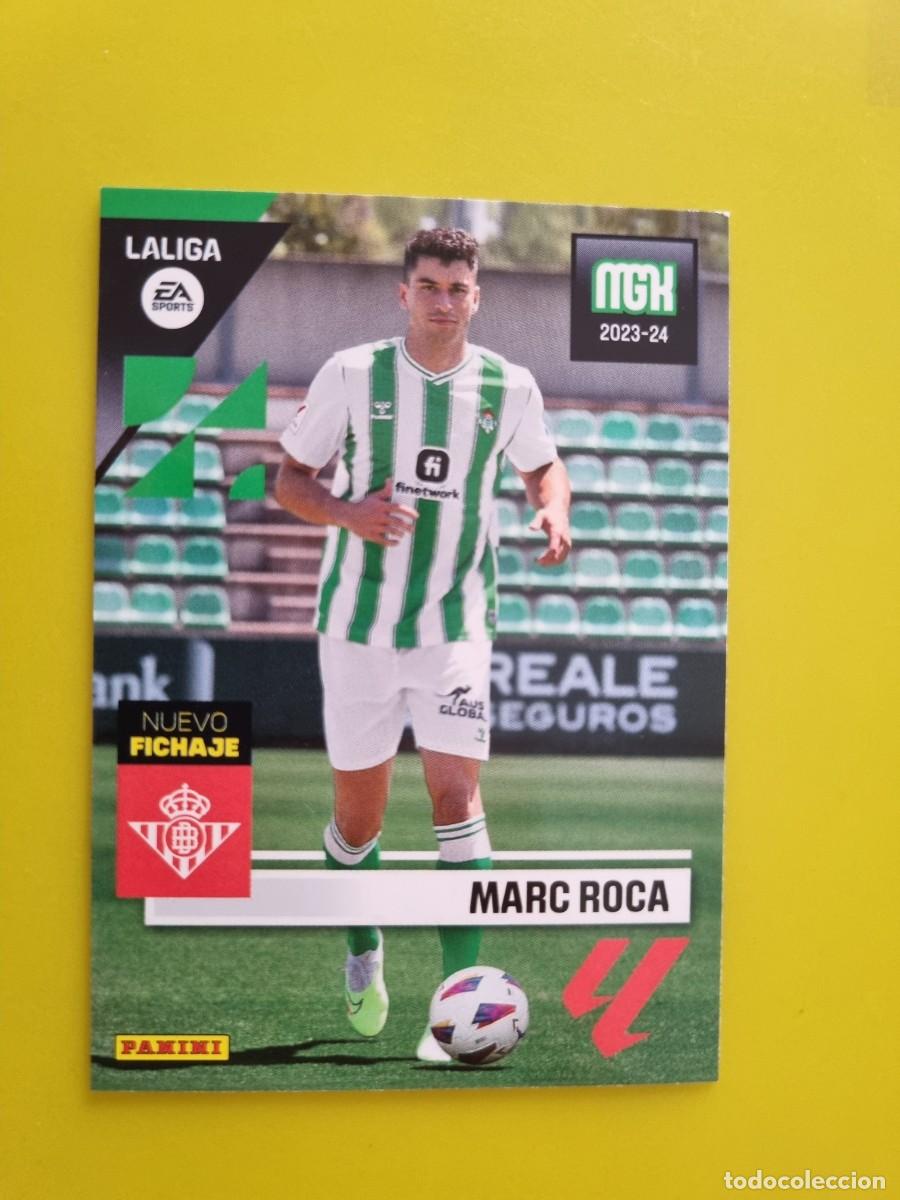 Cromos de f&uacute;tbol: CROMO FUTBOL 23 24 2023 2024 MEGACRACKS FICHAJE 462 MARC ROCA REAL BETIS AR1026