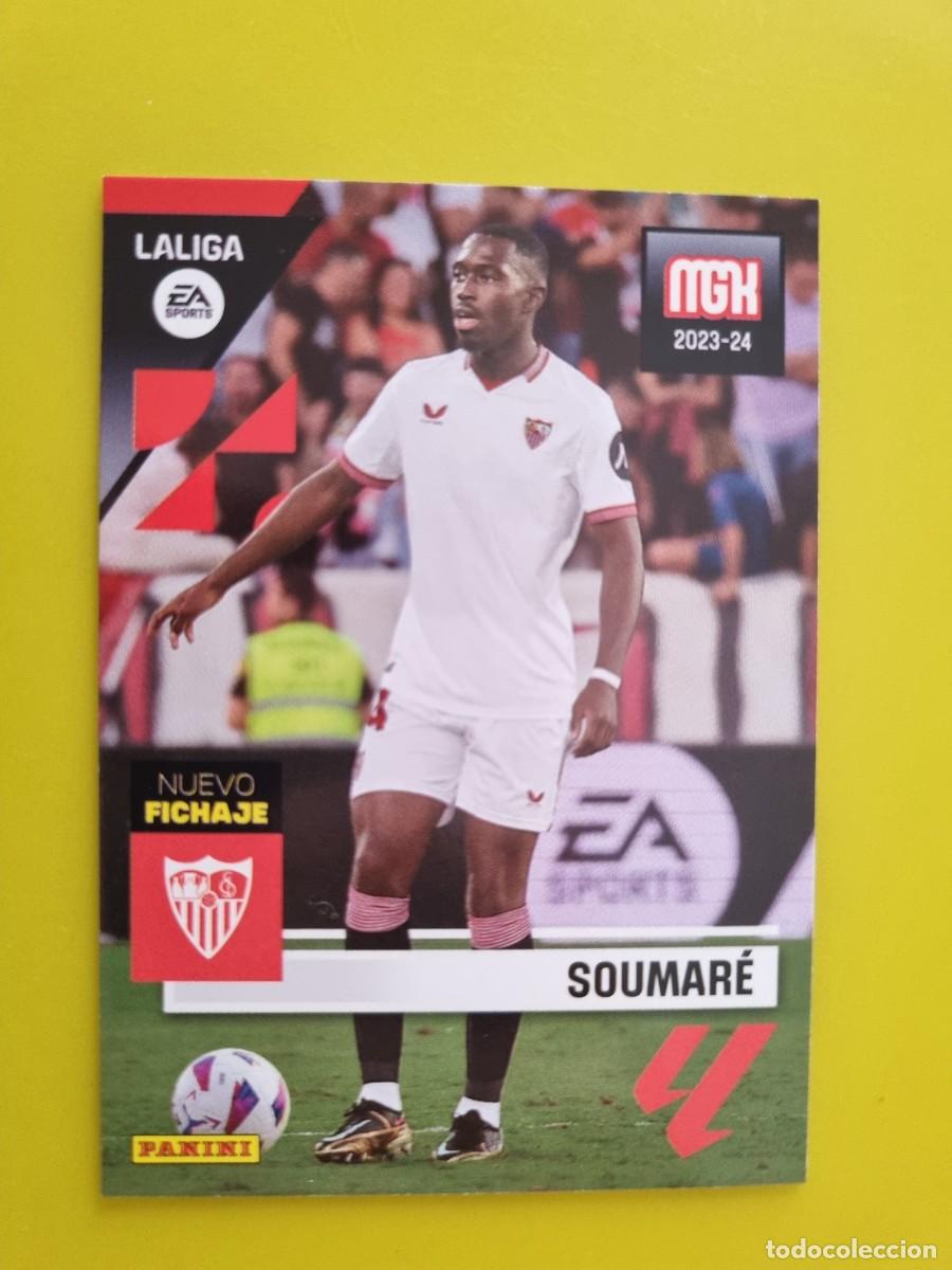 Cromos de f&uacute;tbol: CROMO FUTBOL 23 24 2023 2024 MEGACRACKS FICHAJE 495 SOUMARE SEVILLA AR1026