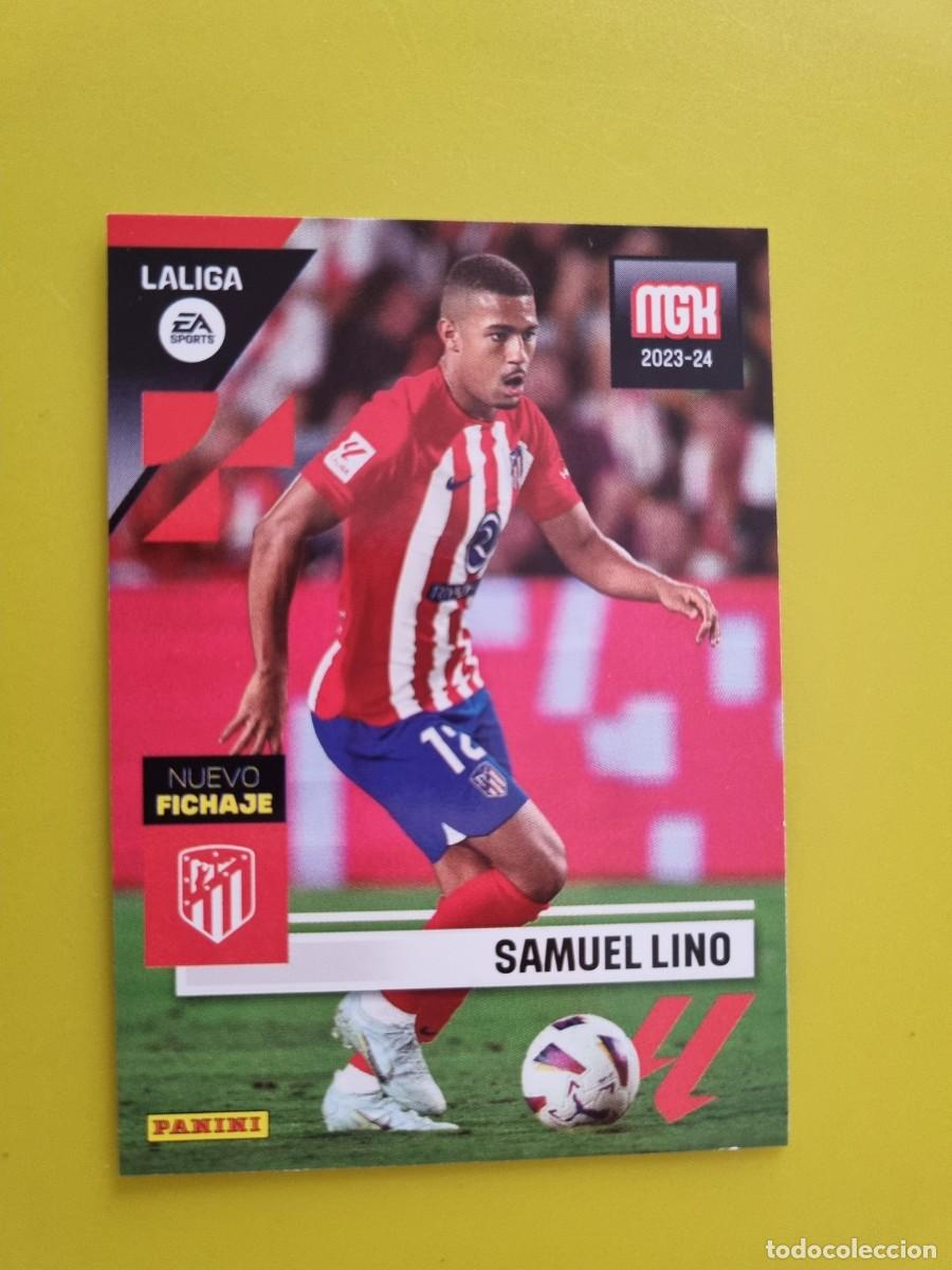 Football Stickers: CROMO FUTBOL 23 24 2023 2024 MEGACRACKS FICHAJE 488 SAMUEL LINO AT DE MADRID AR1026