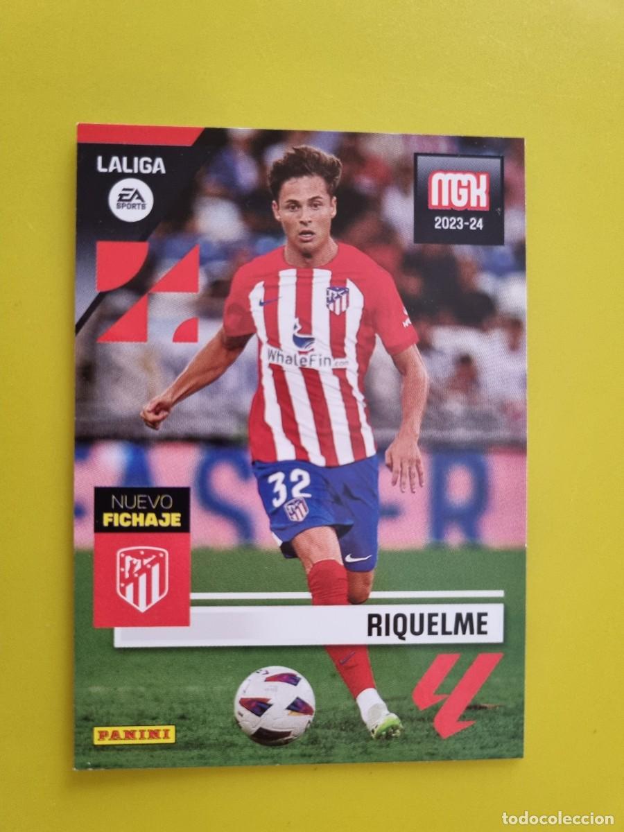 Figurine di Calcio: CROMO FUTBOL 23 24 2023 2024 MEGACRACKS FICHAJE 481 RIQUELME AT DE MADRID AR1026