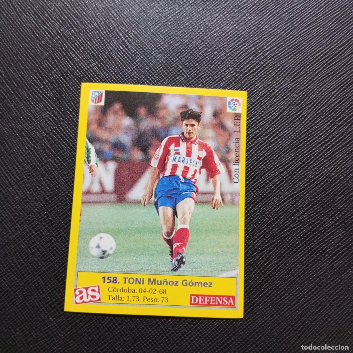 Cromos de f&uacute;tbol: 158 TONI AT MADRID AS 1995 1996 CROMO FUTBOL LIGA 95 96 - SIN PEGAR - A96 PG397