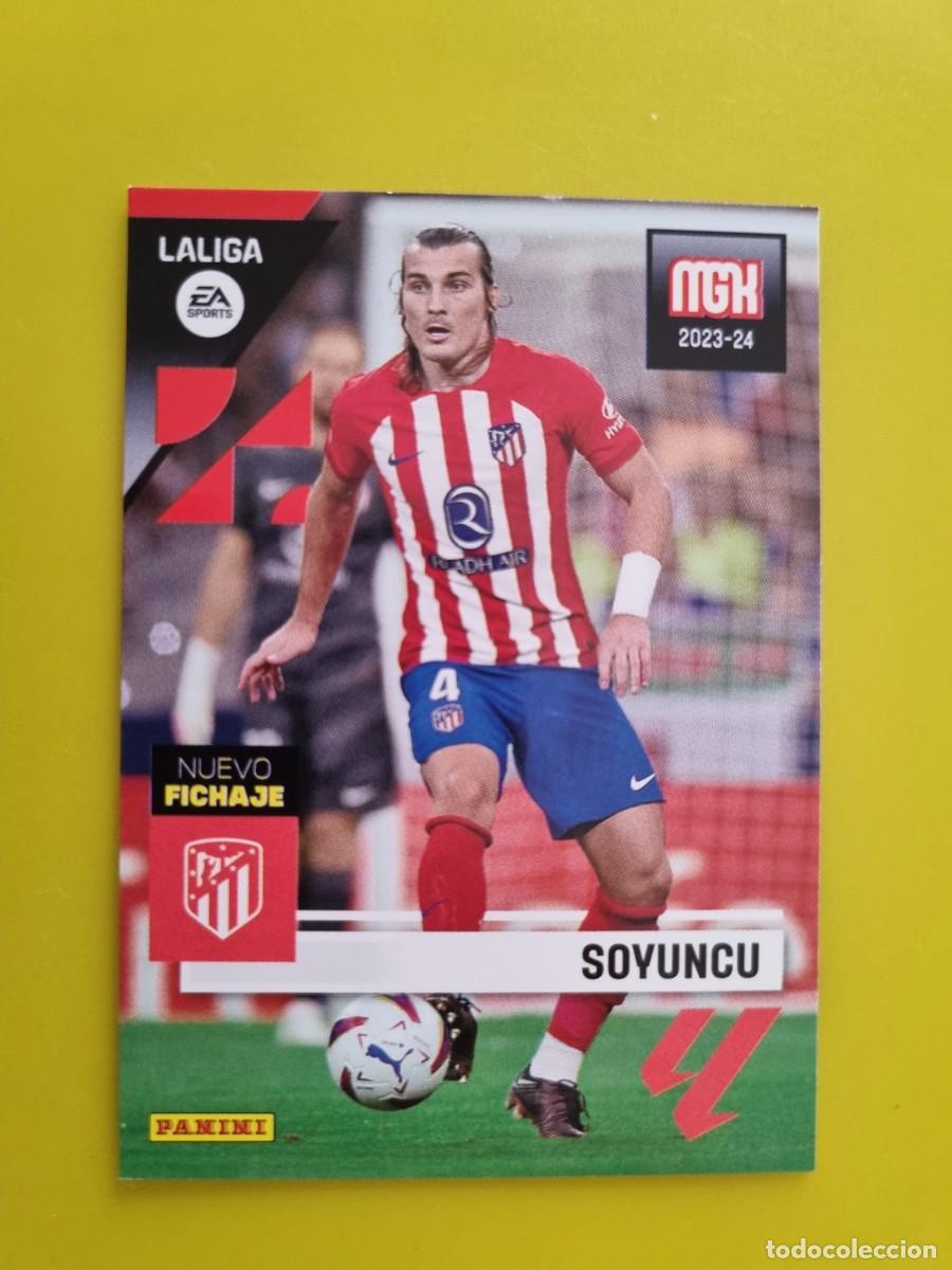 Cromos de f&uacute;tbol: CROMO FUTBOL 23 24 2023 2024 MEGACRACKS FICHAJE 449 SOYUNCU AT DE MADRID AR1026