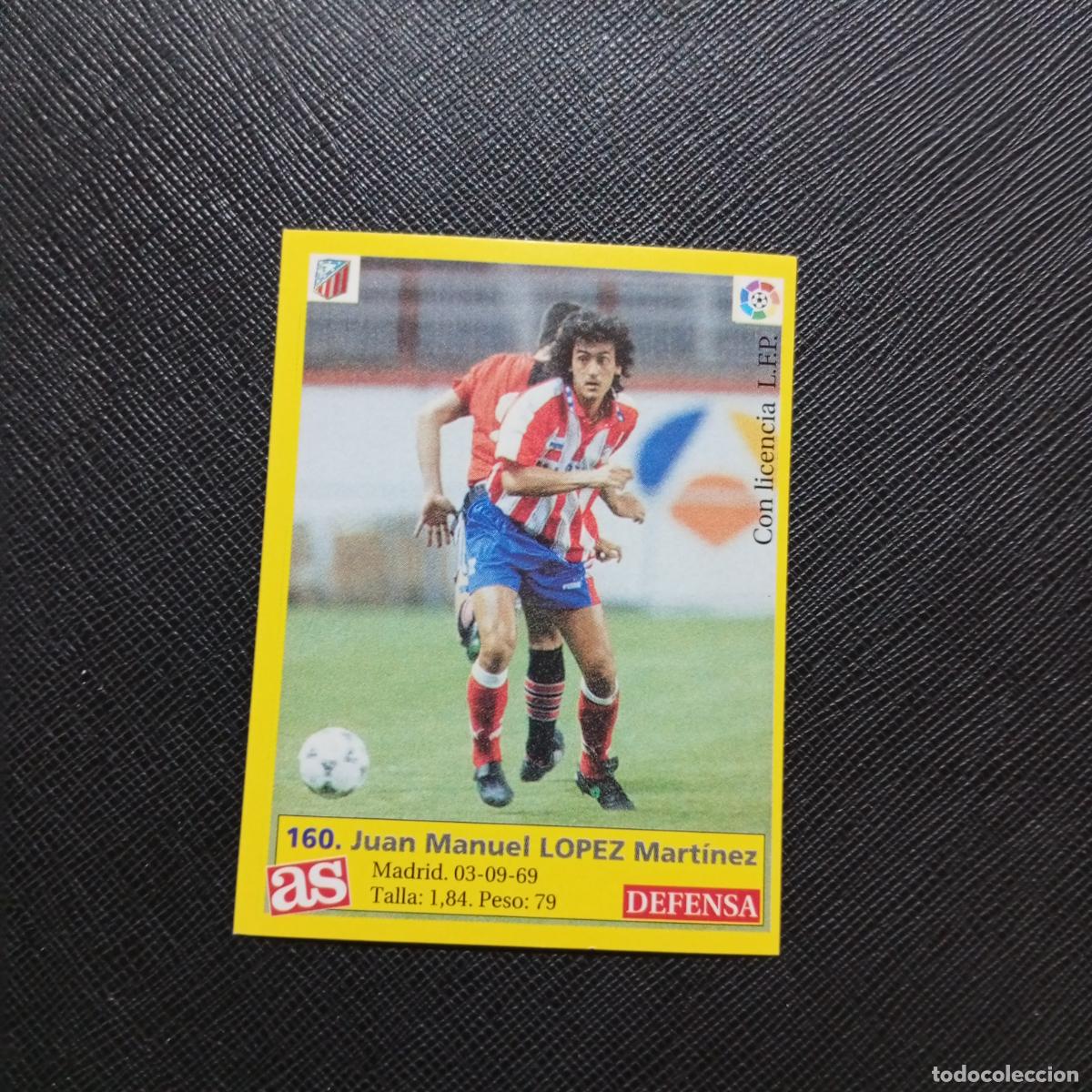 Cromos de f&uacute;tbol: 160 LOPEZ AT MADRID AS 1995 1996 CROMO FUTBOL LIGA 95 96 - SIN PEGAR - A96 PG397