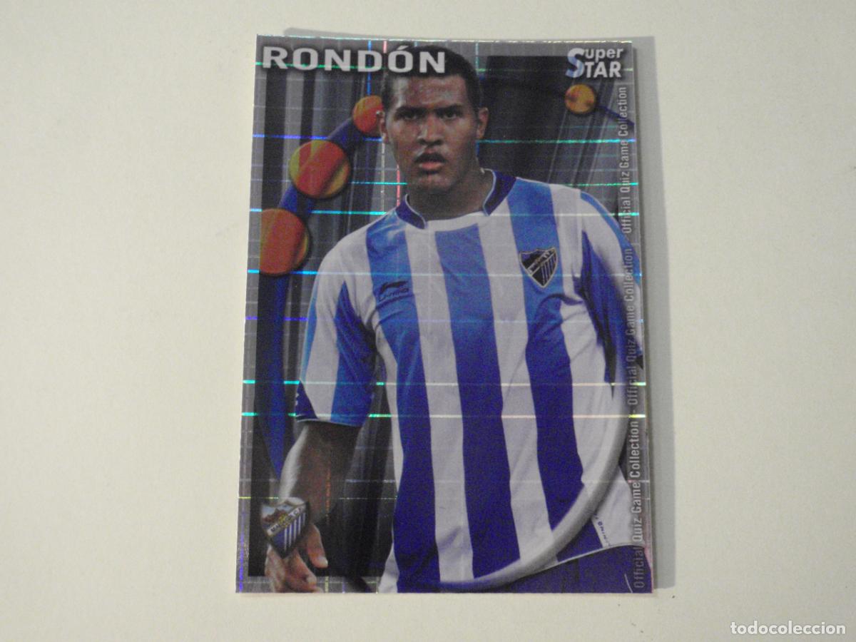 Cromos de f&uacute;tbol: 459 RONDON M&aacute;laga SUPERSTAR CUADROS. MUNDICROMO 2010 2011 LAS FICHAS QUIZ DE LA LIGA. 10 11