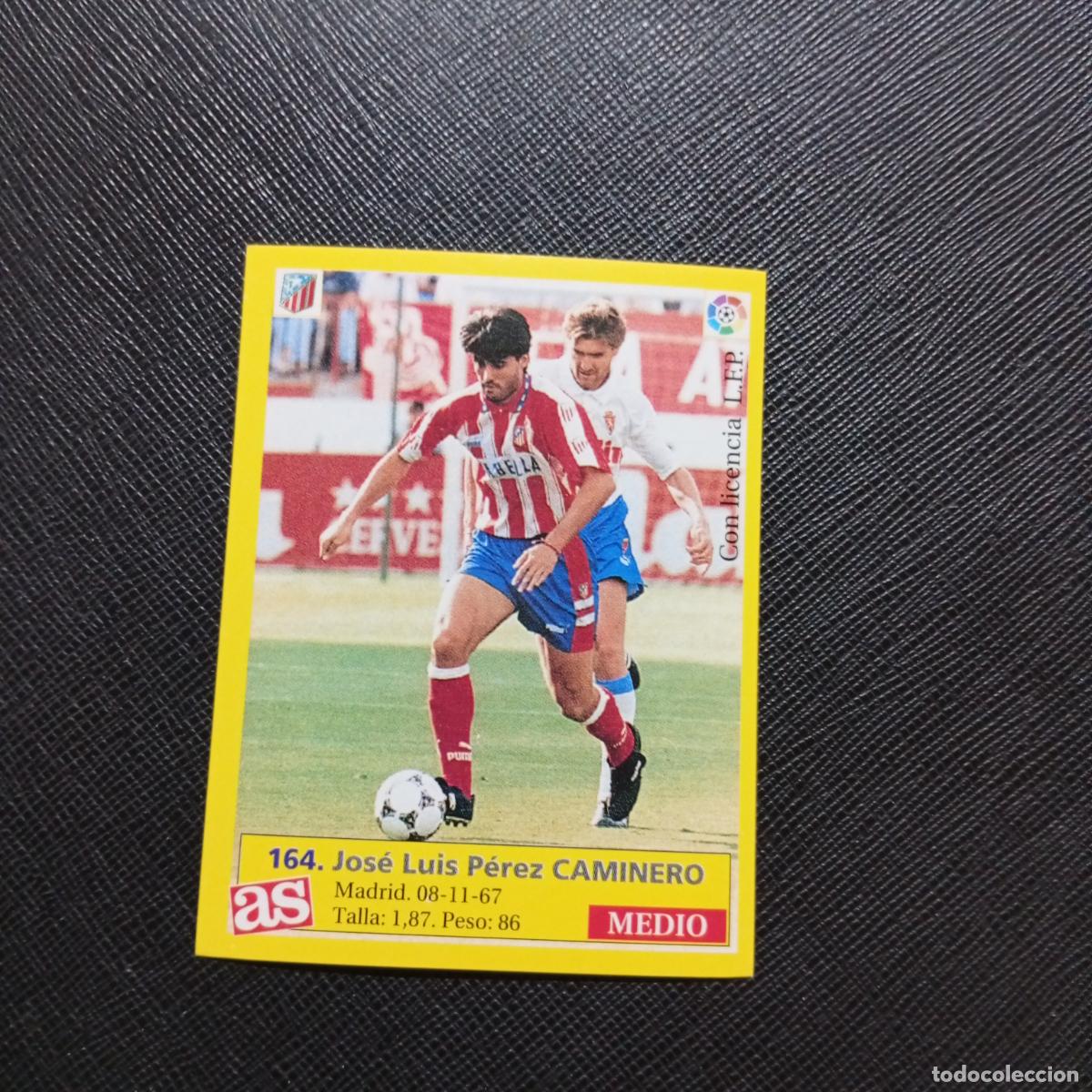 Cromos de f&uacute;tbol: 164 CAMINERO AT MADRID AS 1995 1996 CROMO FUTBOL LIGA 95 96 - SIN PEGAR - A96 PG406