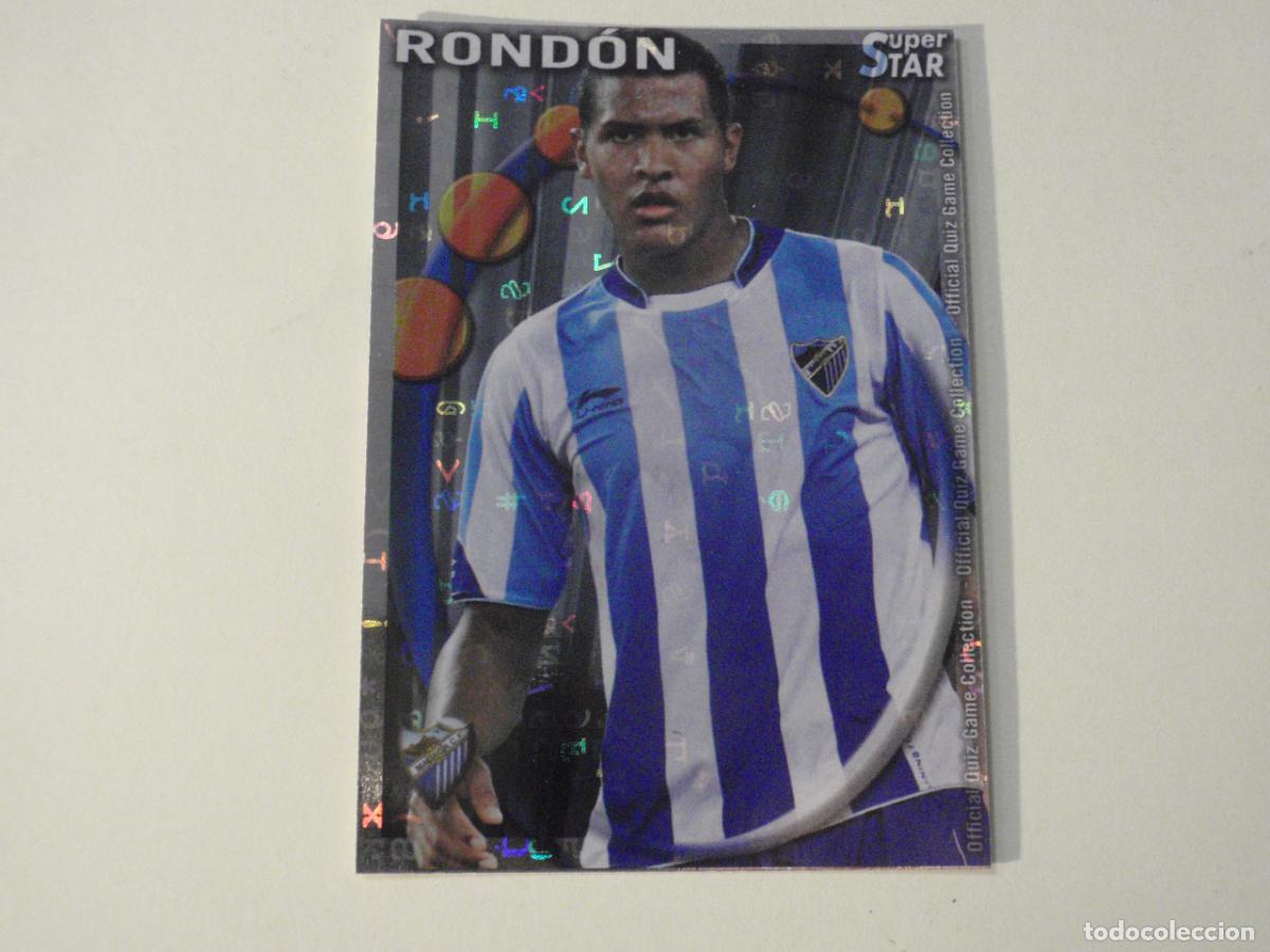 Cromos de f&uacute;tbol: 459 RONDON M&aacute;laga SUPERSTAR LETRAS. MUNDICROMO 2010 2011 LAS FICHAS QUIZ DE LA LIGA. 10 11