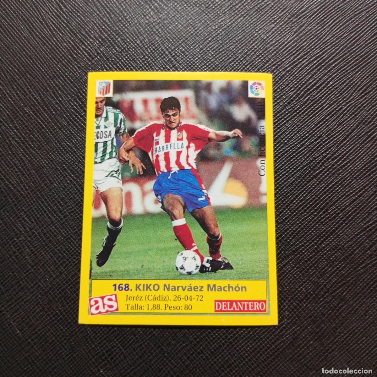 Cromos de f&uacute;tbol: 168 KIKO AT MADRID AS 1995 1996 CROMO FUTBOL LIGA 95 96 - SIN PEGAR - A96 PG424