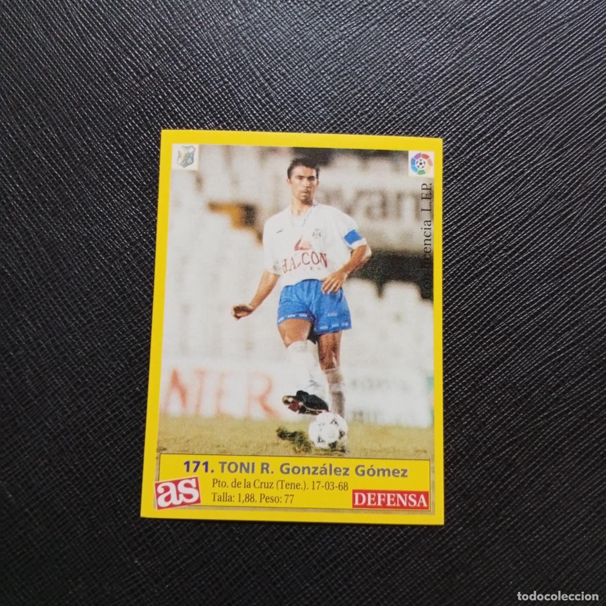 Figurine di Calcio: 171 TONI TENERIFE AS 1995 1996 CROMO FUTBOL LIGA 95 96 - SIN PEGAR - A96 PG424