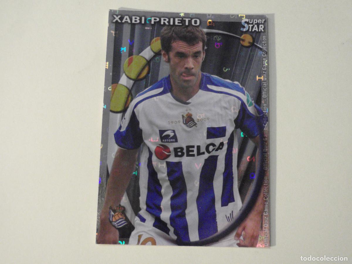 Figurine di Calcio: 483 XABI PRIETO SUPERSTAR LETRAS. MUNDICROMO 2010 2011 LAS FICHAS QUIZ DE LA LIGA. 10 11