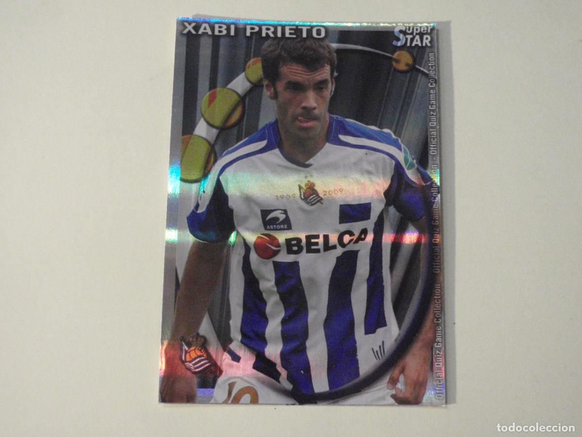 Figurine di Calcio: 483 XABI PRIETO SUPERSTAR BRILLO HORIZONTAL. MUNDICROMO 2010 2011 LAS FICHAS QUIZ DE LA LIGA. 10 11