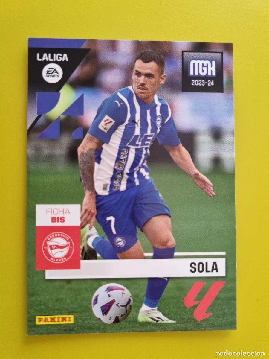 Figurine di Calcio: CROMO FUTBOL MEGACRACKS 25 SOLA DEPORTIVO ALAVES 23 24 2023 2024 AR1026