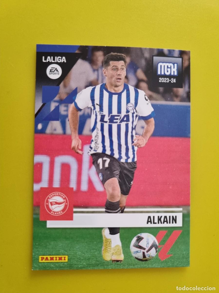 Fu&szlig;ball-Sticker: CROMO FUTBOL MEGACRACKS 30 ALKAIN DEPORTIVO ALAVES 23 24 2023 2024 AR1026