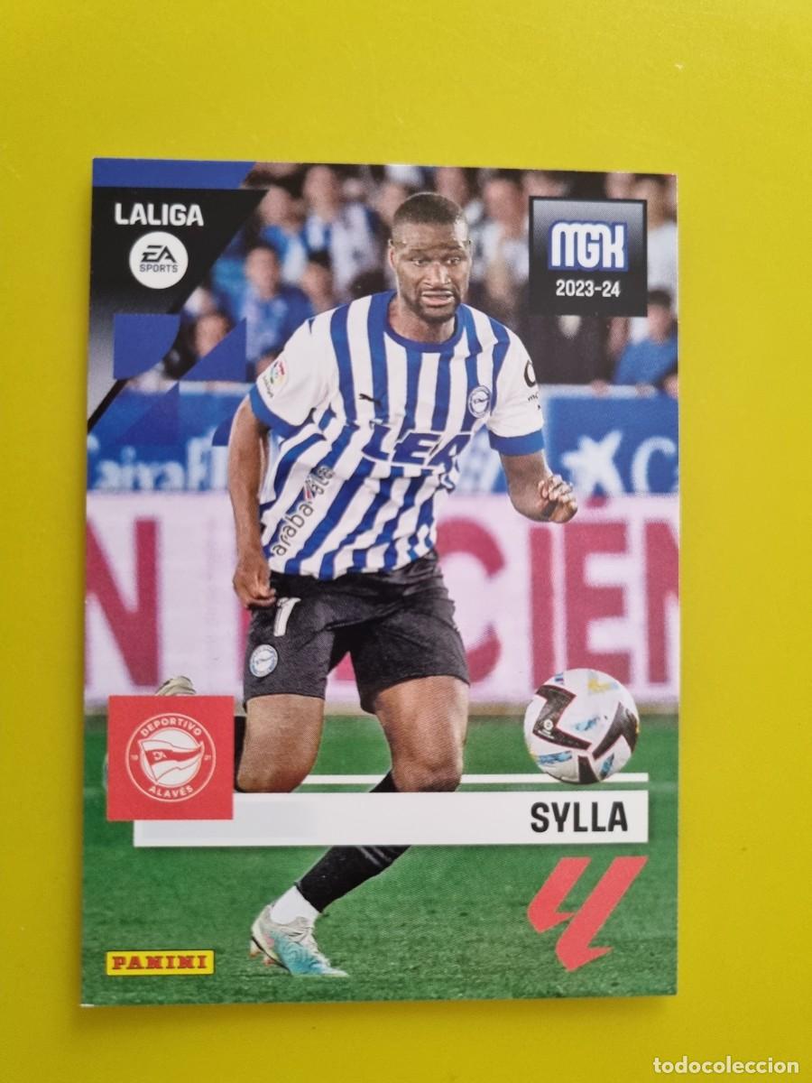 Figurine di Calcio: CROMO FUTBOL MEGACRACKS 32 SYLLA DEPORTIVO ALAVES 23 24 2023 2024 AR1026