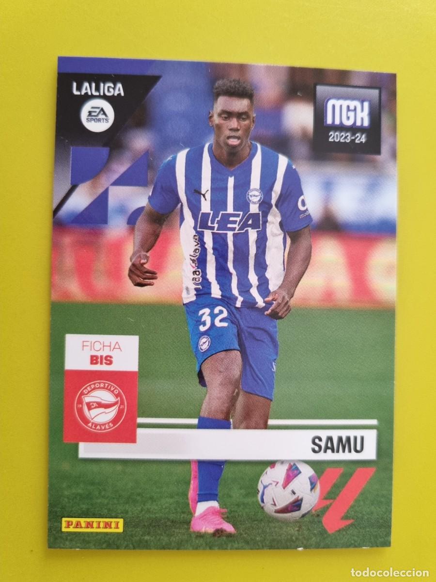 Cromos de f&uacute;tbol: CROMO FUTBOL MEGACRACKS 32 BIS SAMU DEPORTIVO ALAVES 23 24 2023 2024 AR1026
