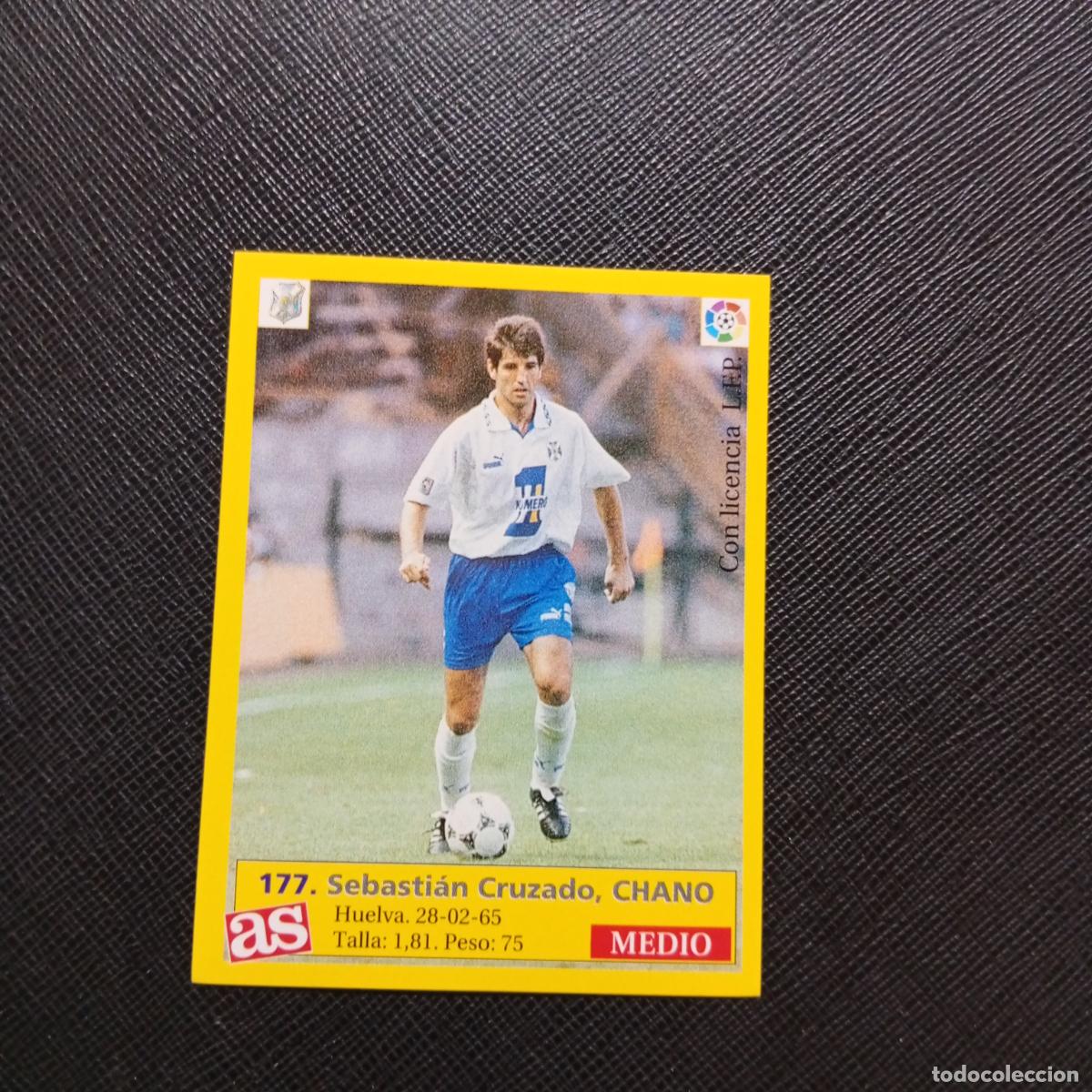 Cromos de f&uacute;tbol: 177 CHANO TENERIFE AS 1995 1996 CROMO FUTBOL LIGA 95 96 - SIN PEGAR - A96 PG442
