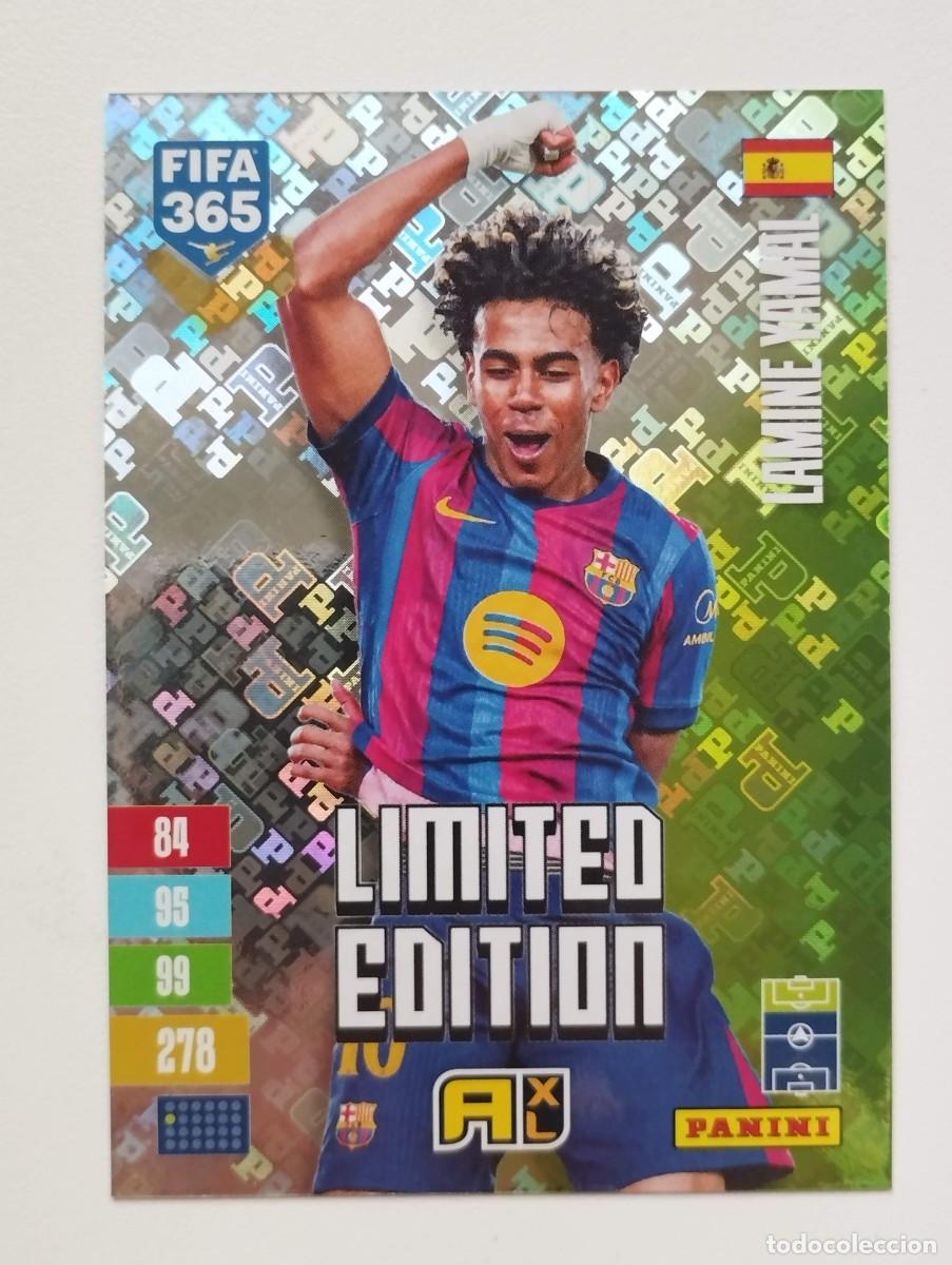 Cromos de f&uacute;tbol: CROMO CARD ADRENALYN FIFA 365 2026 2027 26 27 LIMITED EDITION LAMINE YAMAL BARCELONA