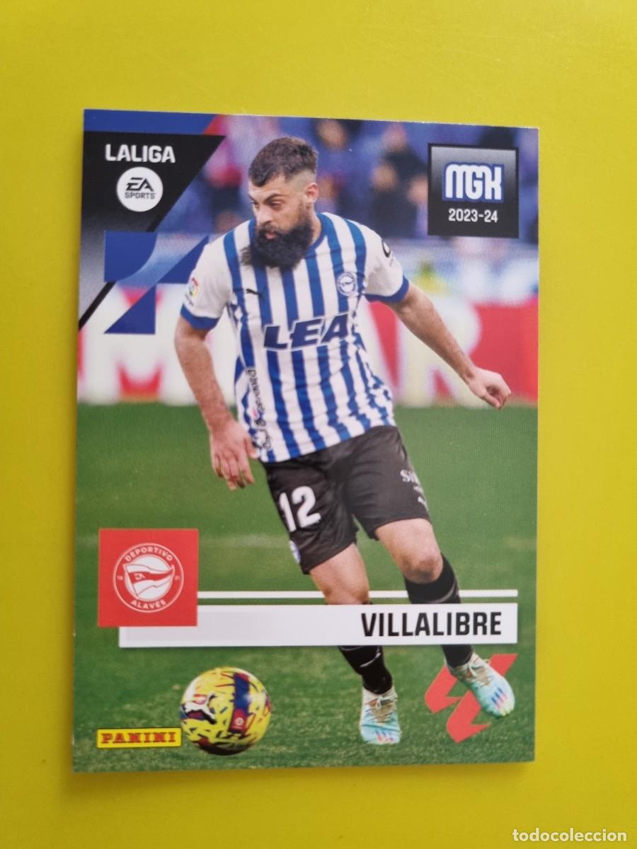 Cromos de f&uacute;tbol: CROMO FUTBOL MEGACRACKS 35 VILLALIBRE DEPORTIVO ALAVES 23 24 2023 2024 AR1026