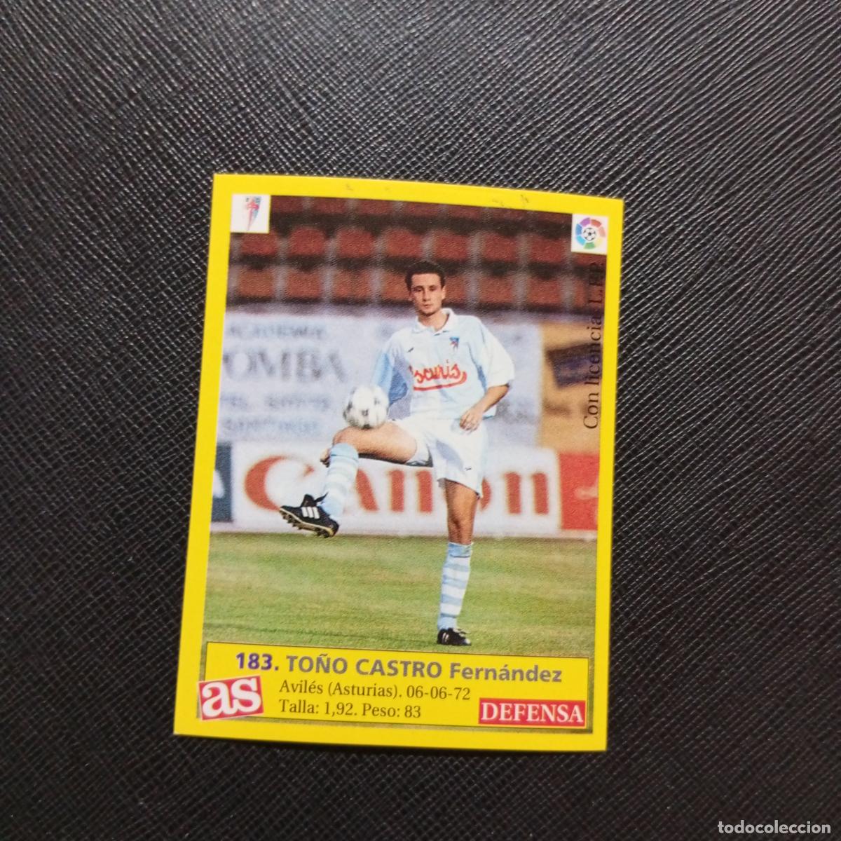 Cromos de f&uacute;tbol: 183 TO&Ntilde;O CASTRO COMPOSTELA AS 1995 1996 CROMO FUTBOL LIGA 95 96 - SIN PEGAR - A96 PG442
