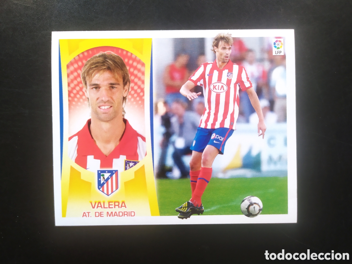 Cromos de f&uacute;tbol: Liga este 2009 2010 09 10 panini Valera coloca n&deg; 8B 8 B Atl&eacute;tico Madrid