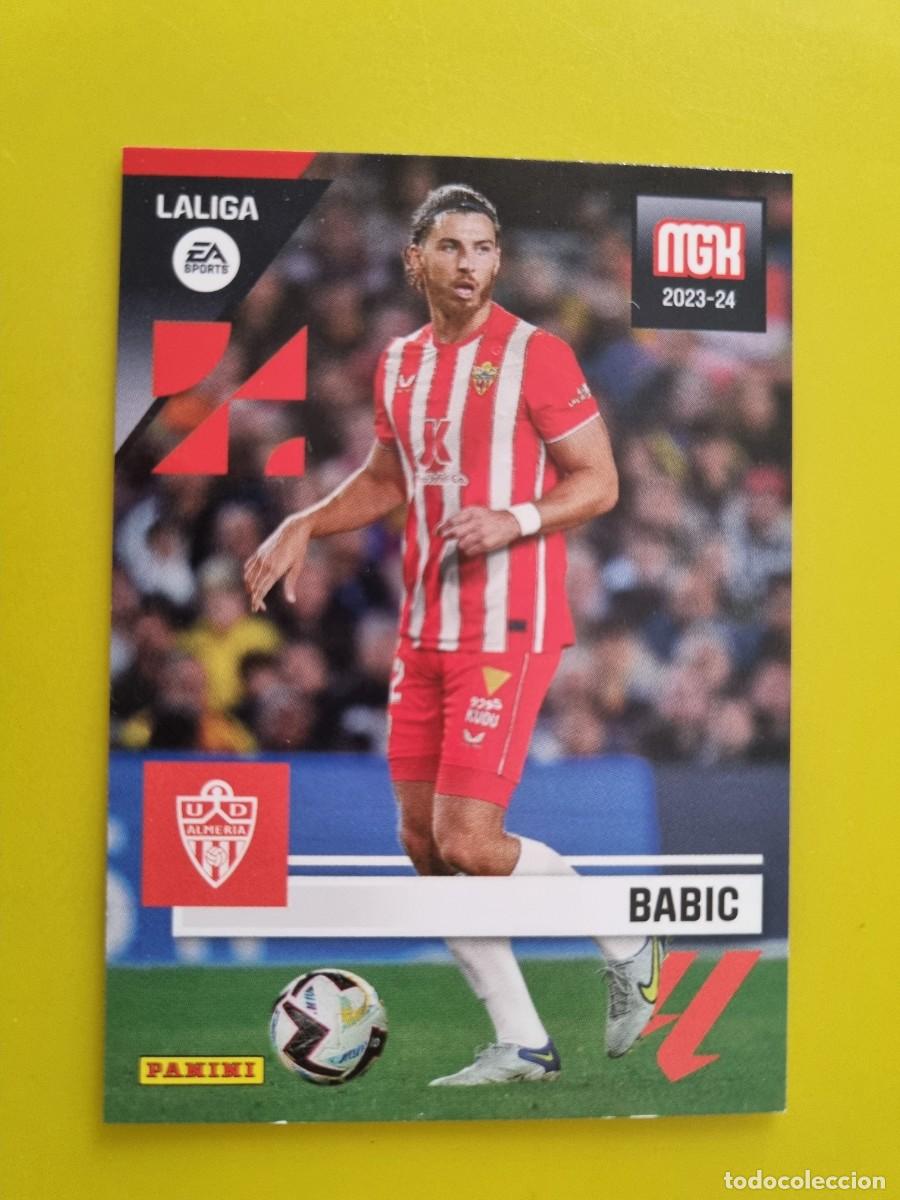 Cromos de f&uacute;tbol: CROMO FUTBOL MEGACRACKS 42 BABIC UD ALMERIA 23 24 2023 2024 AR1026