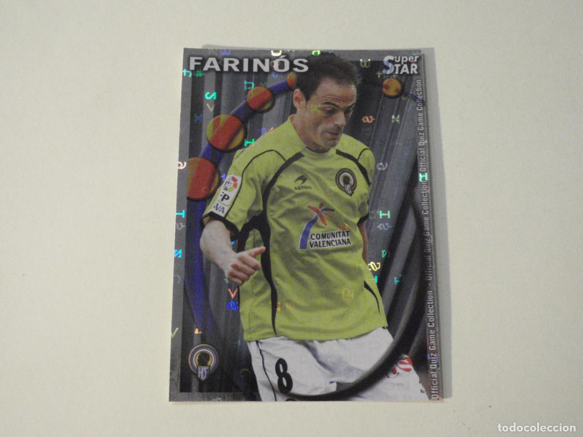 Cromos de f&uacute;tbol: 511 FARINOS H&eacute;rcules SUPERSTAR LETRAS. MUNDICROMO 2010 2011 LAS FICHAS QUIZ DE LA LIGA. 10 11