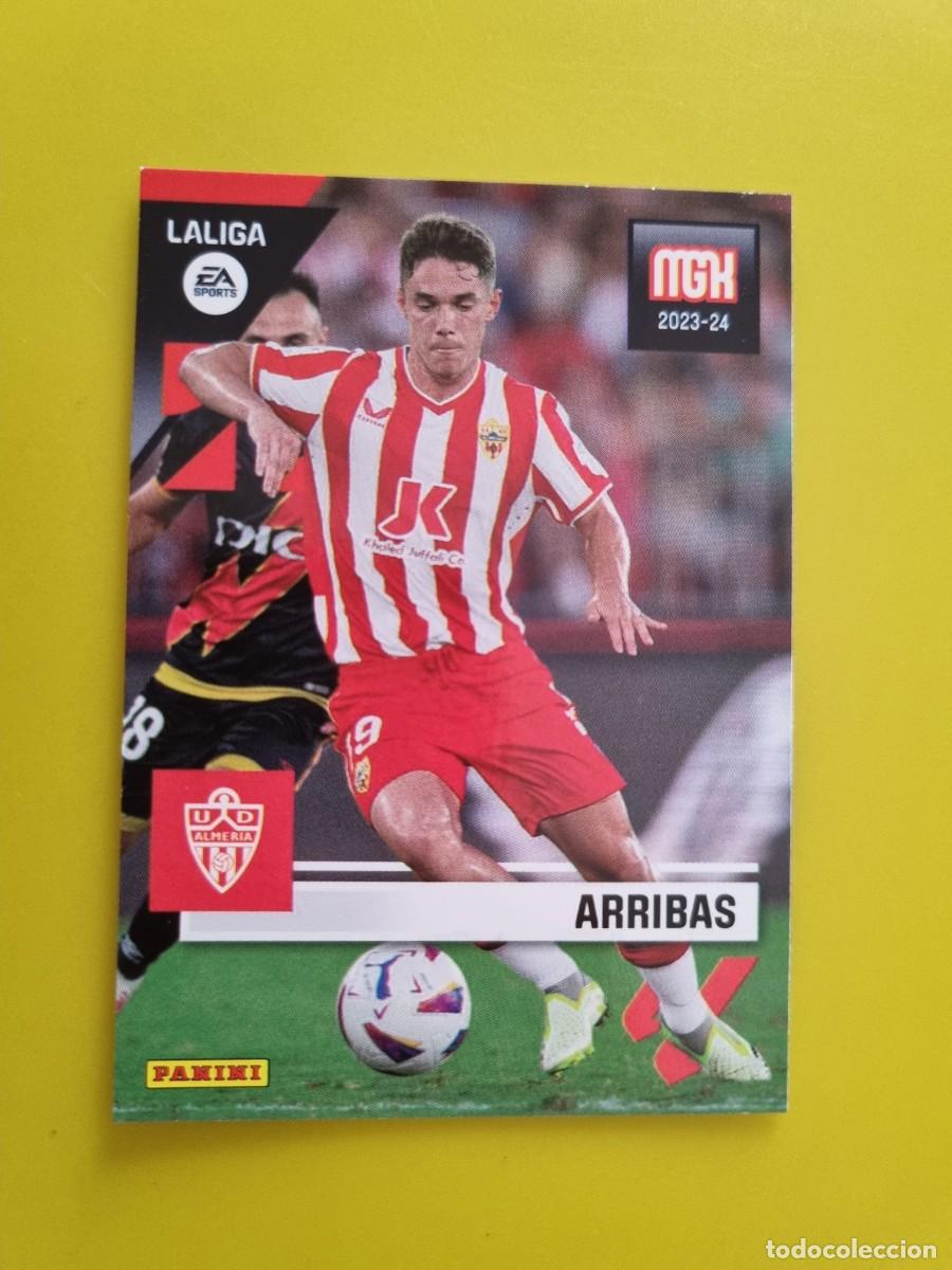 Cromos de f&uacute;tbol: CROMO FUTBOL MEGACRACKS 52 ARRIBAS UD ALMERIA 23 24 2023 2024 AR1026