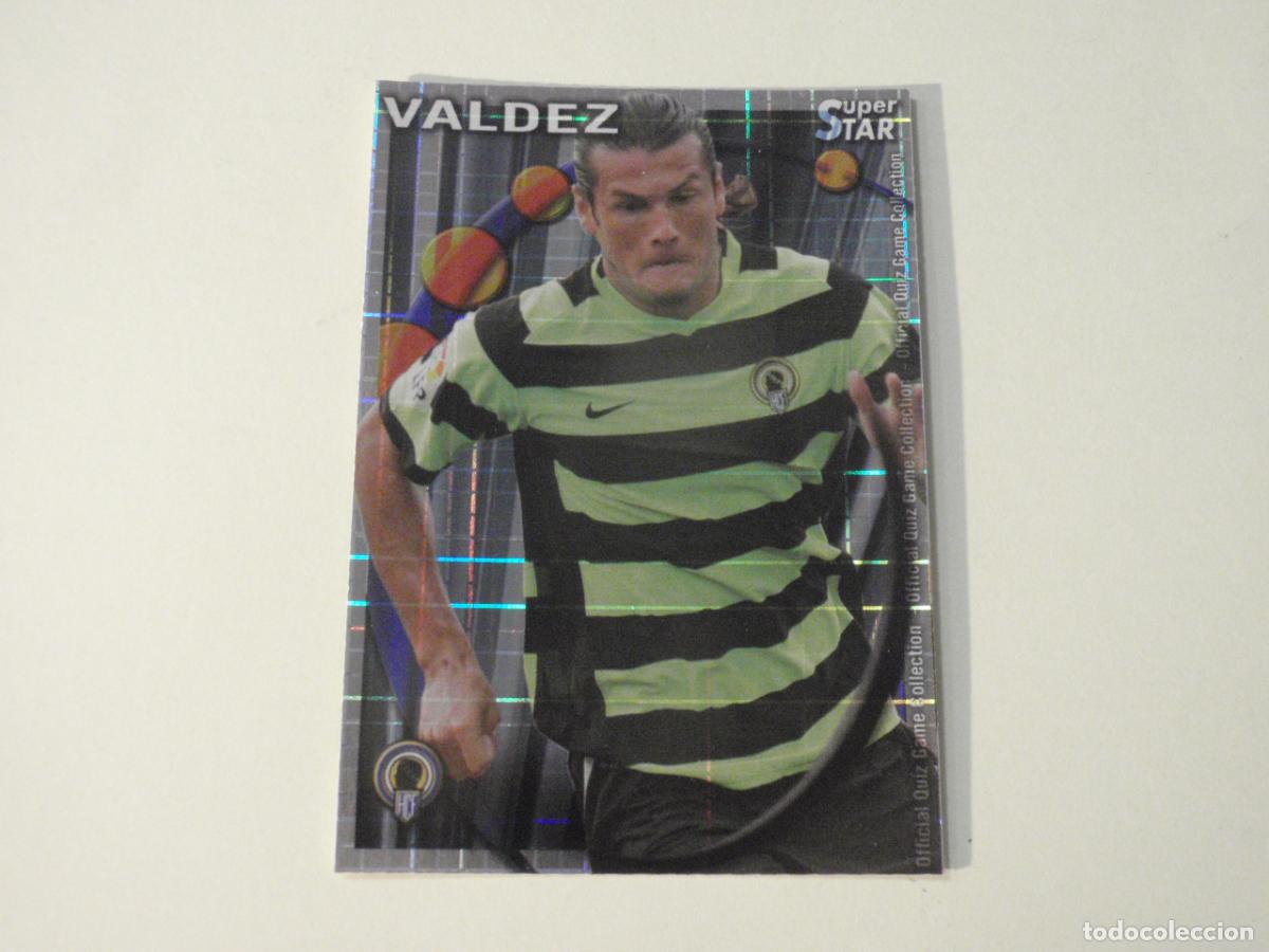 Cromos de f&uacute;tbol: 512 VALDEZ H&eacute;rcules SUPERSTAR CUADROS. MUNDICROMO 2010 2011 LAS FICHAS QUIZ DE LA LIGA. 10 11