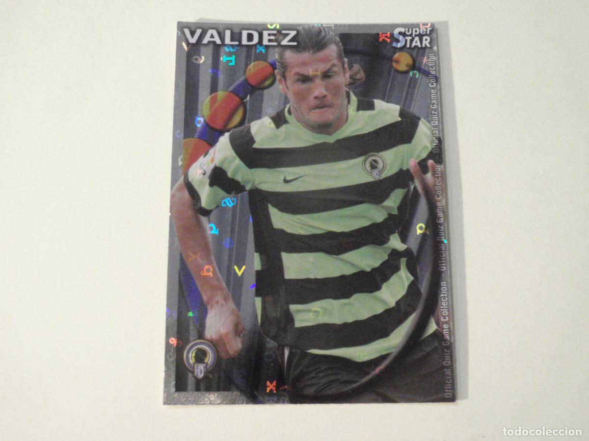 Cromos de f&uacute;tbol: 512 VALDEZ H&eacute;rcules SUPERSTAR LETRAS. MUNDICROMO 2010 2011 LAS FICHAS QUIZ DE LA LIGA. 10 11