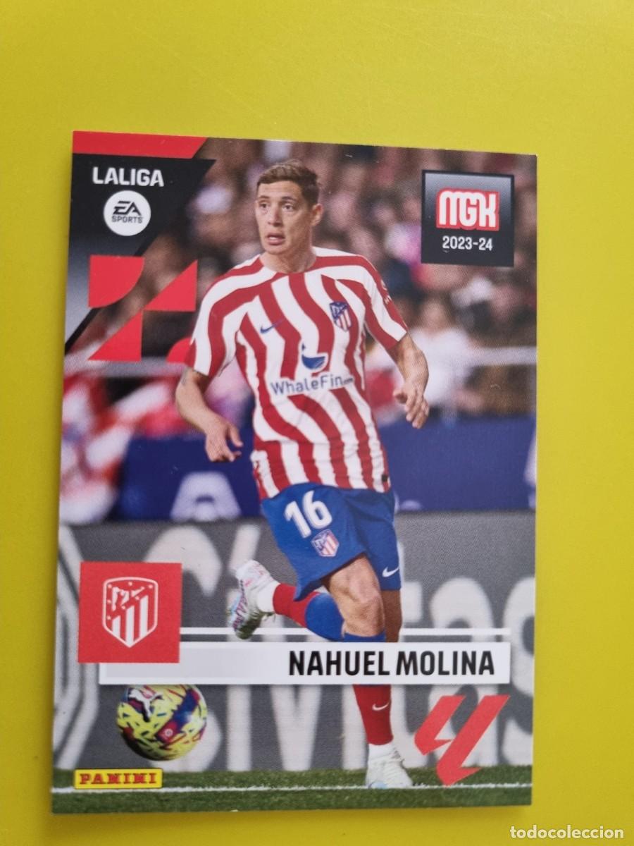 Cromos de f&uacute;tbol: CROMO FUTBOL MEGACRACKS 76 NAHUEL MOLINA AT DE MADRID 23 24 2023 2024 AR1026