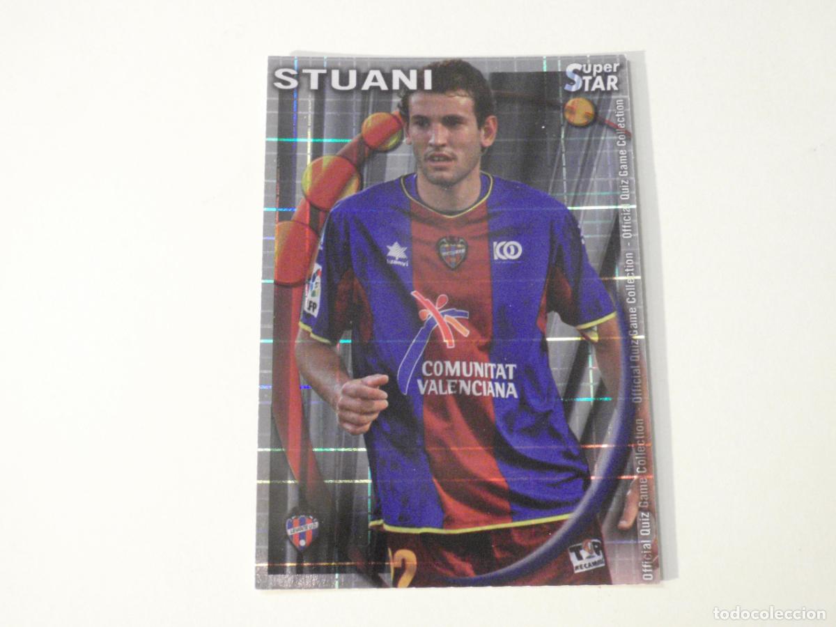Cromos de f&uacute;tbol: 538 STUANI Levante SUPERSTAR CUADROS. MUNDICROMO 2010 2011 LAS FICHAS QUIZ DE LA LIGA. 10 11