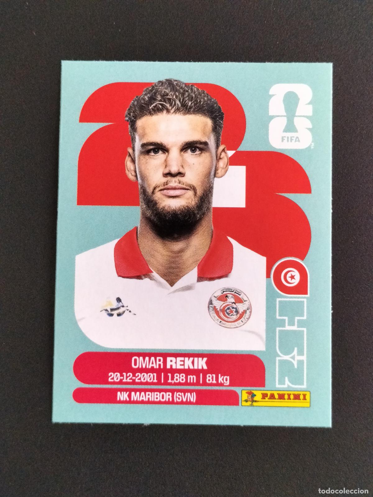 Cromos de f&uacute;tbol: TUN EXTRA OMAR REKIK TUNEZ CROMOS STICKER UPDATE MUNDIAL 26 2026 FIFA WORLD CUP PANINI