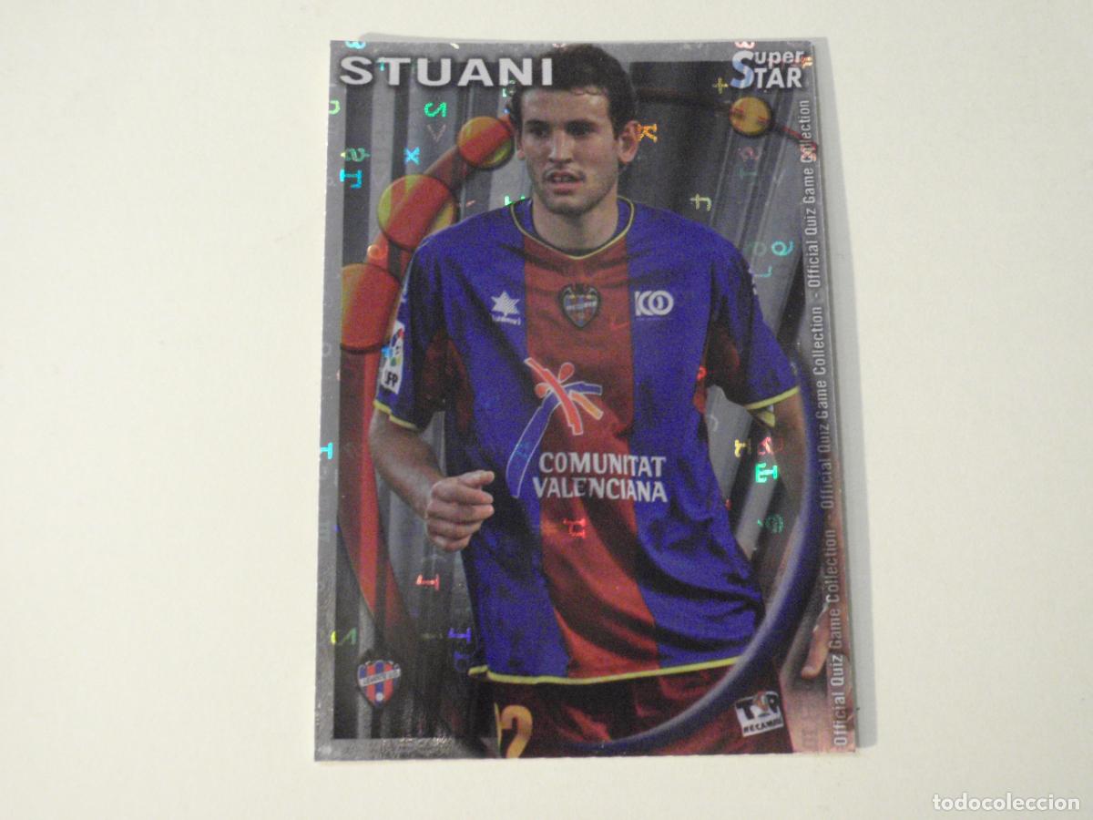 Cromos de f&uacute;tbol: 538 STUANI Levante SUPERSTAR LETRAS. MUNDICROMO 2010 2011 LAS FICHAS QUIZ DE LA LIGA. 10 11