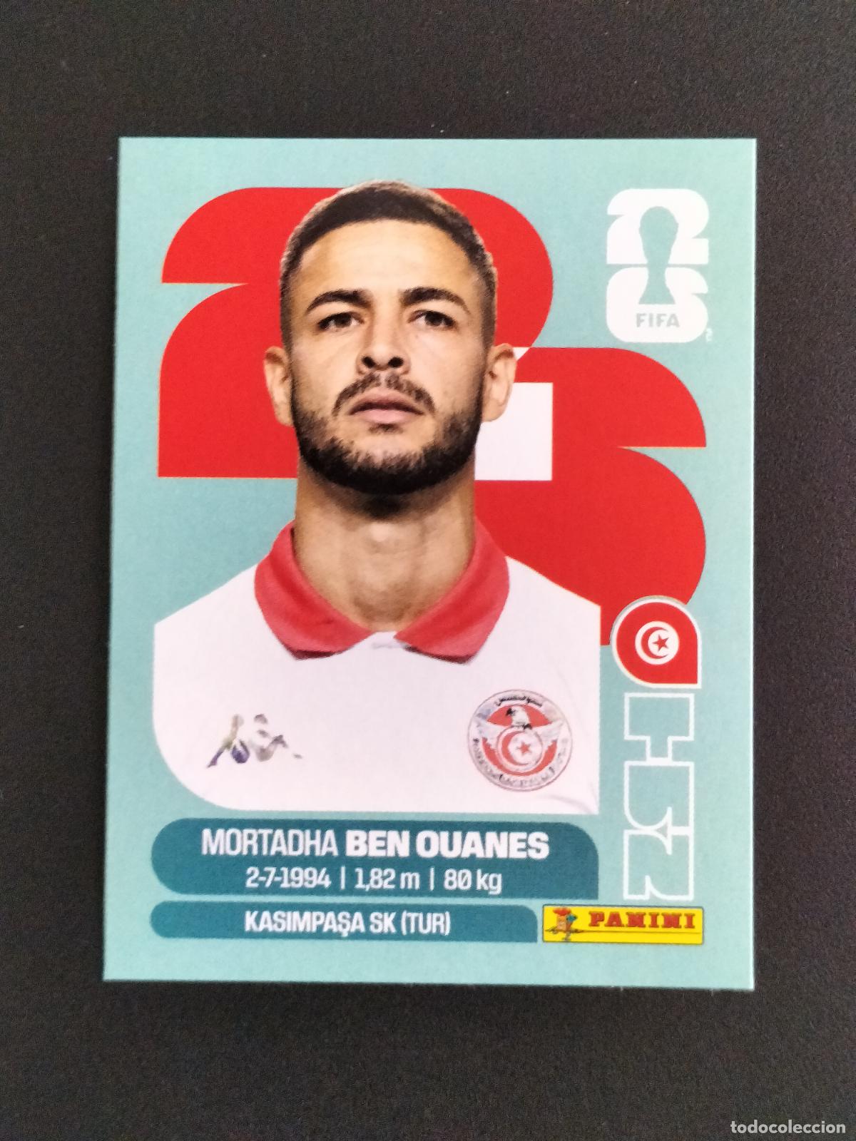 Cromos de f&uacute;tbol: TUN EXTRA MORTADHA BEN OUANES TUNEZ CROMOS STICKER UPDATE MUNDIAL 26 2026 FIFA WORLD CUP PANINI
