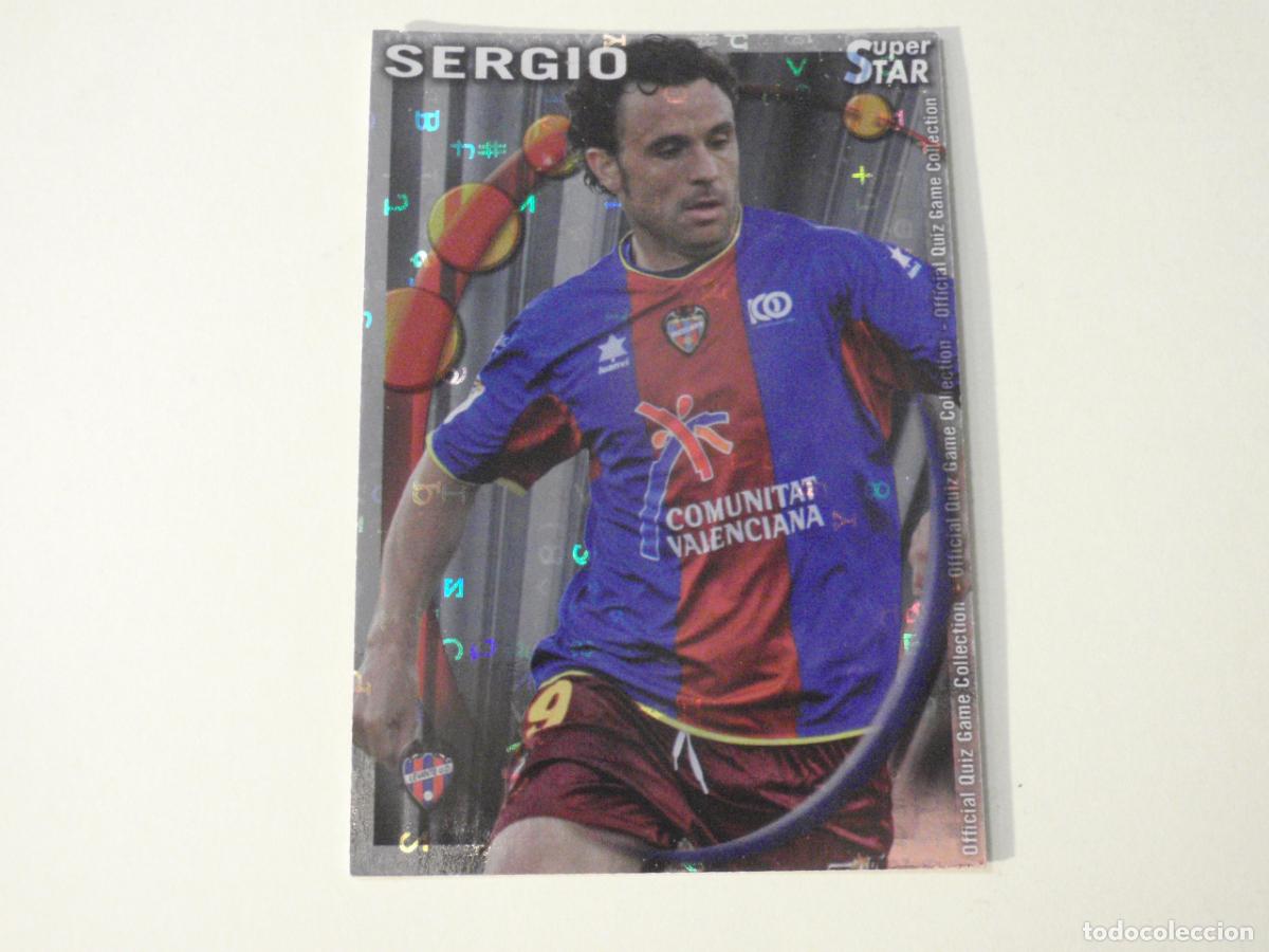 Cromos de f&uacute;tbol: 539 SERGIO Levante SUPERSTAR LETRAS. MUNDICROMO 2010 2011 LAS FICHAS QUIZ DE LA LIGA. 10 11